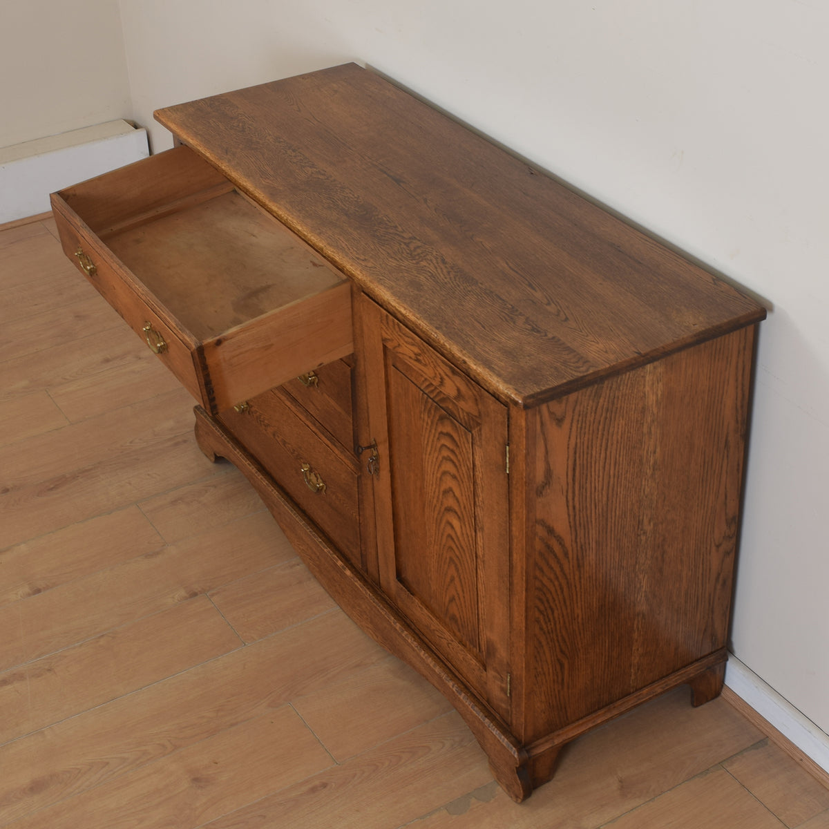 Vintage Solid Oak Sideboard