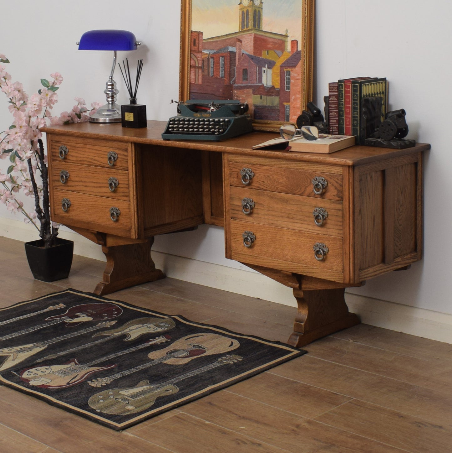 Oak Dressing Table
