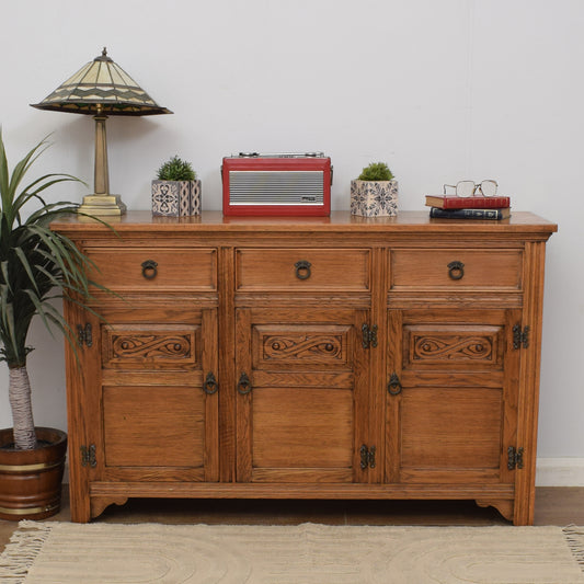 Restored Oak Sideboard