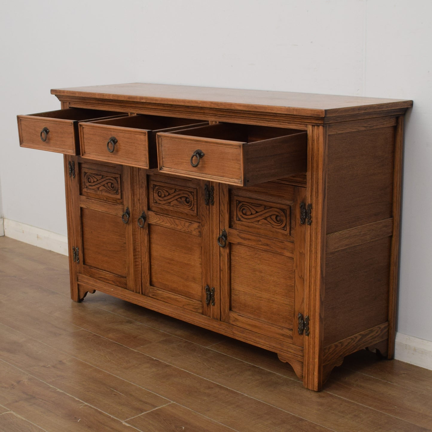 Restored Oak Sideboard