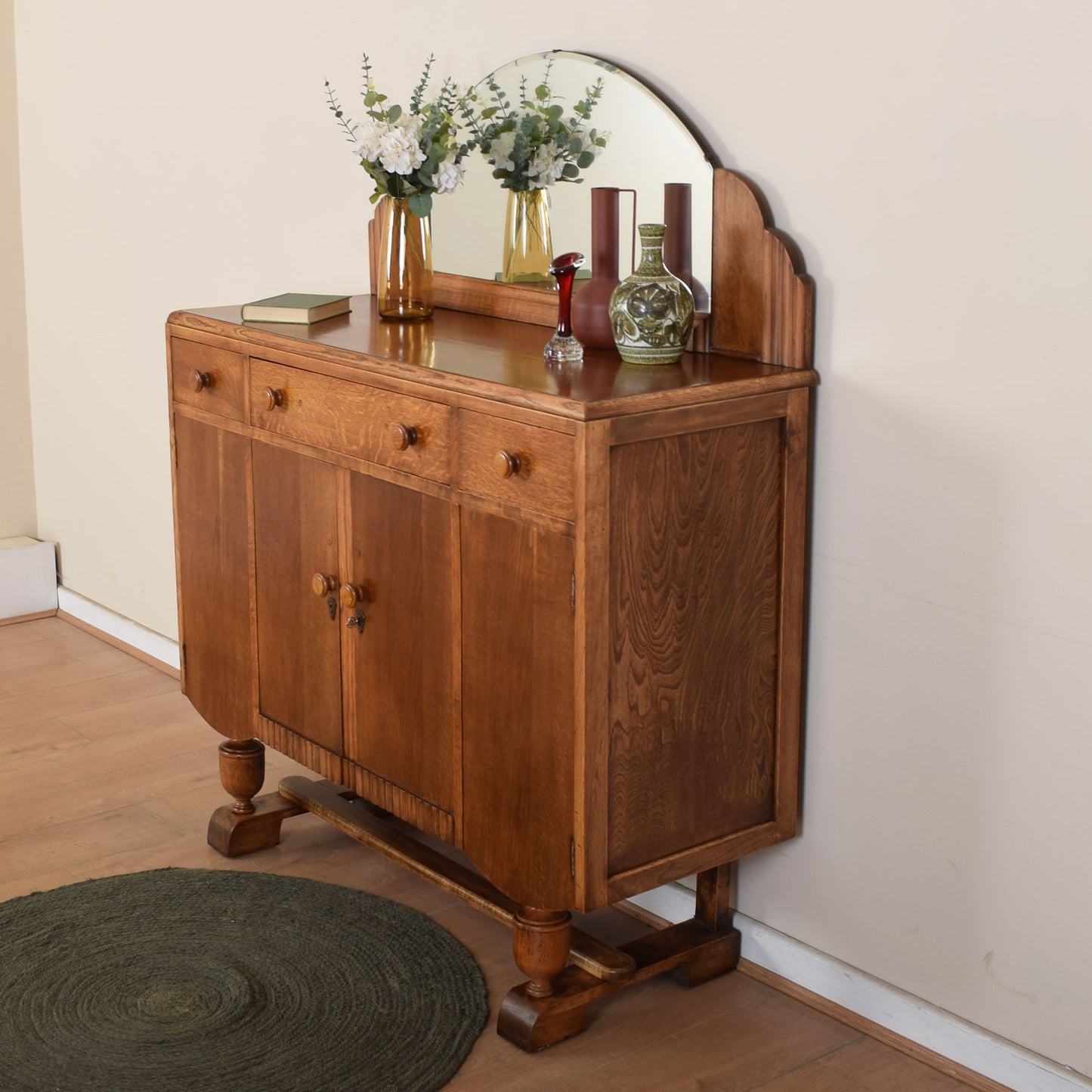 Art Deco Sideboard with Mirror