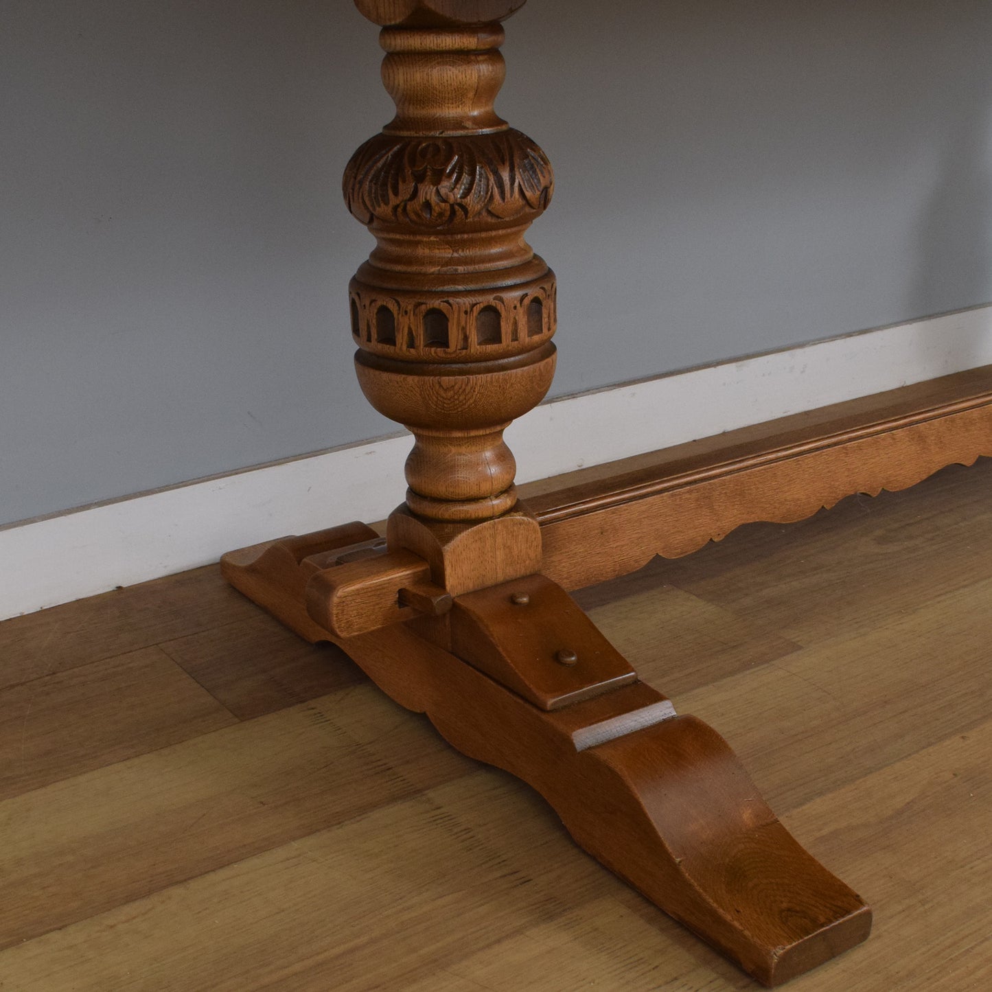 'Old Charm' Table and Eight Chairs