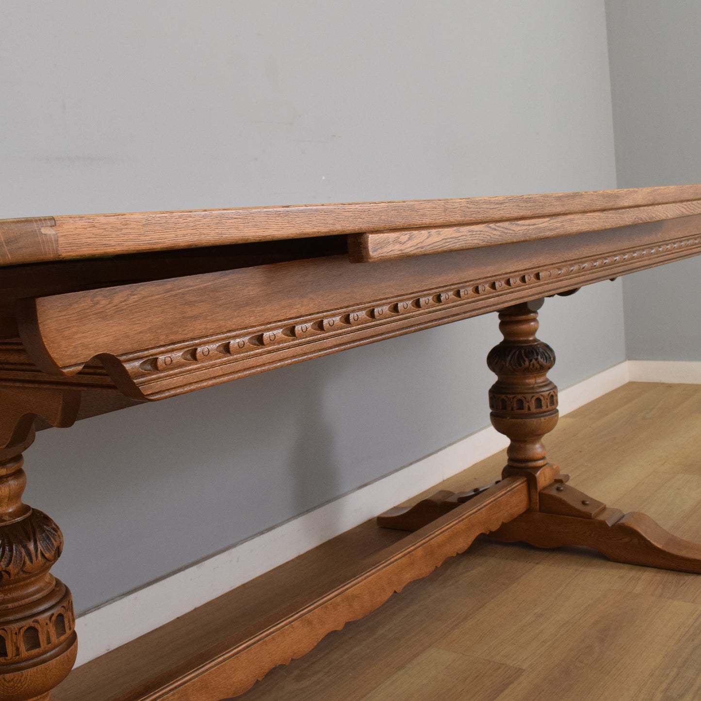 'Old Charm' Table and Eight Chairs