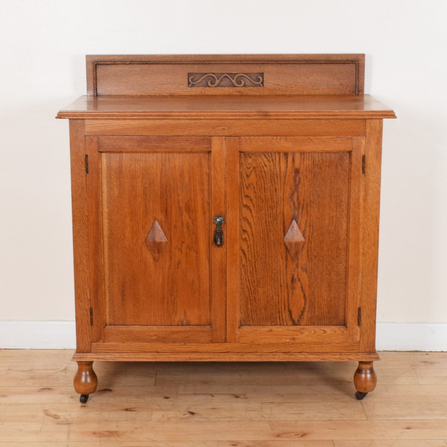 Carved Oak Sideboard