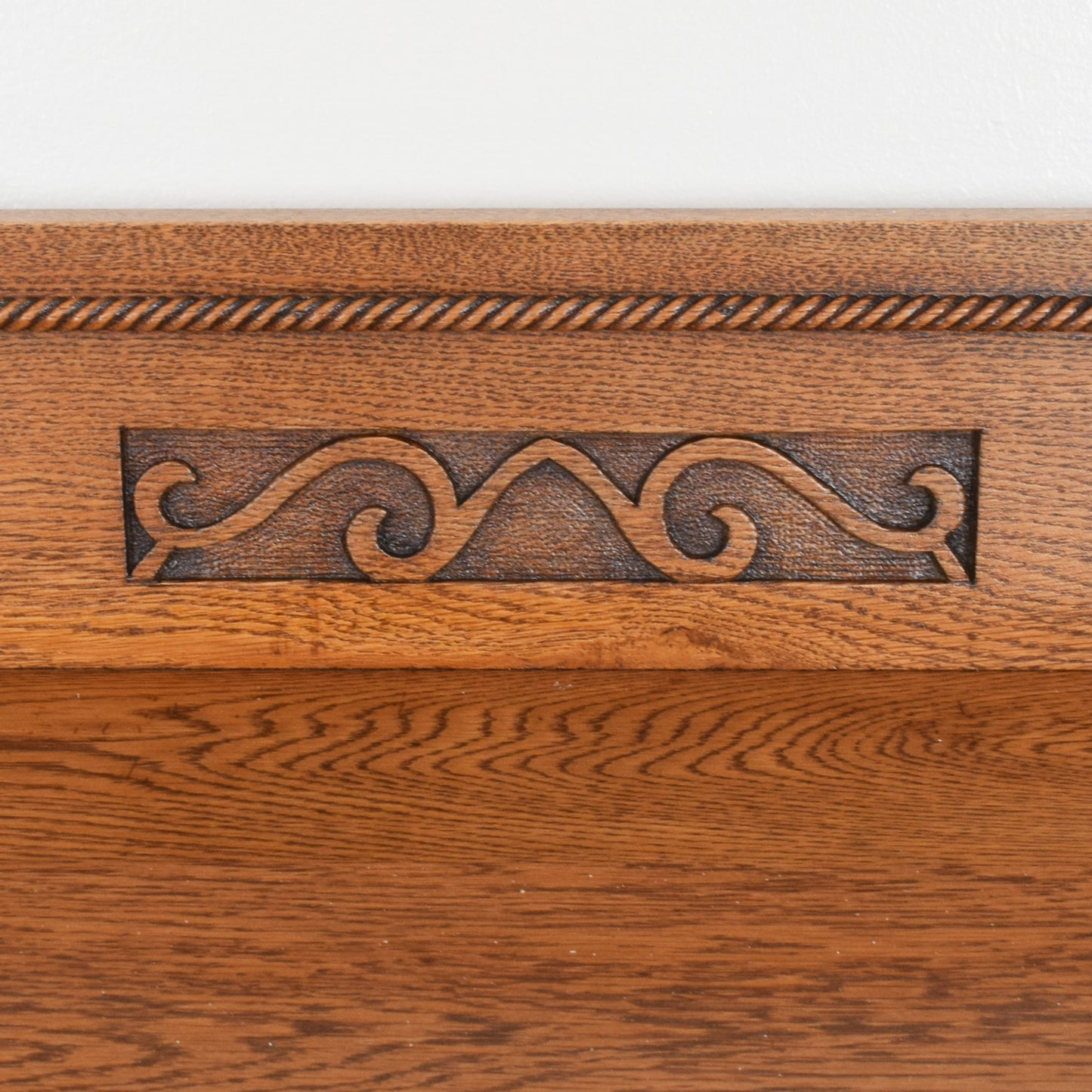 Carved Oak Sideboard