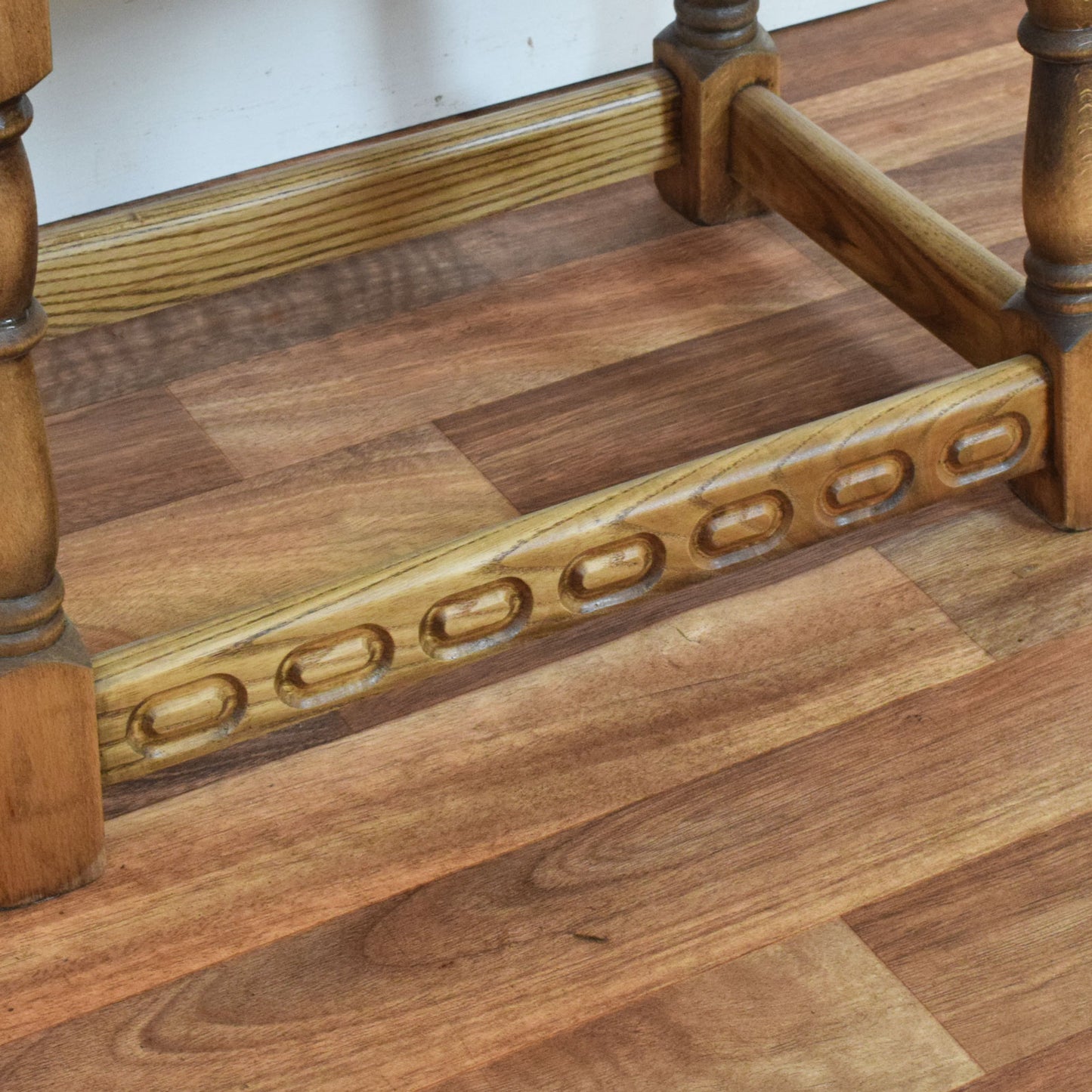 Priory Spin Top Oak Side Table