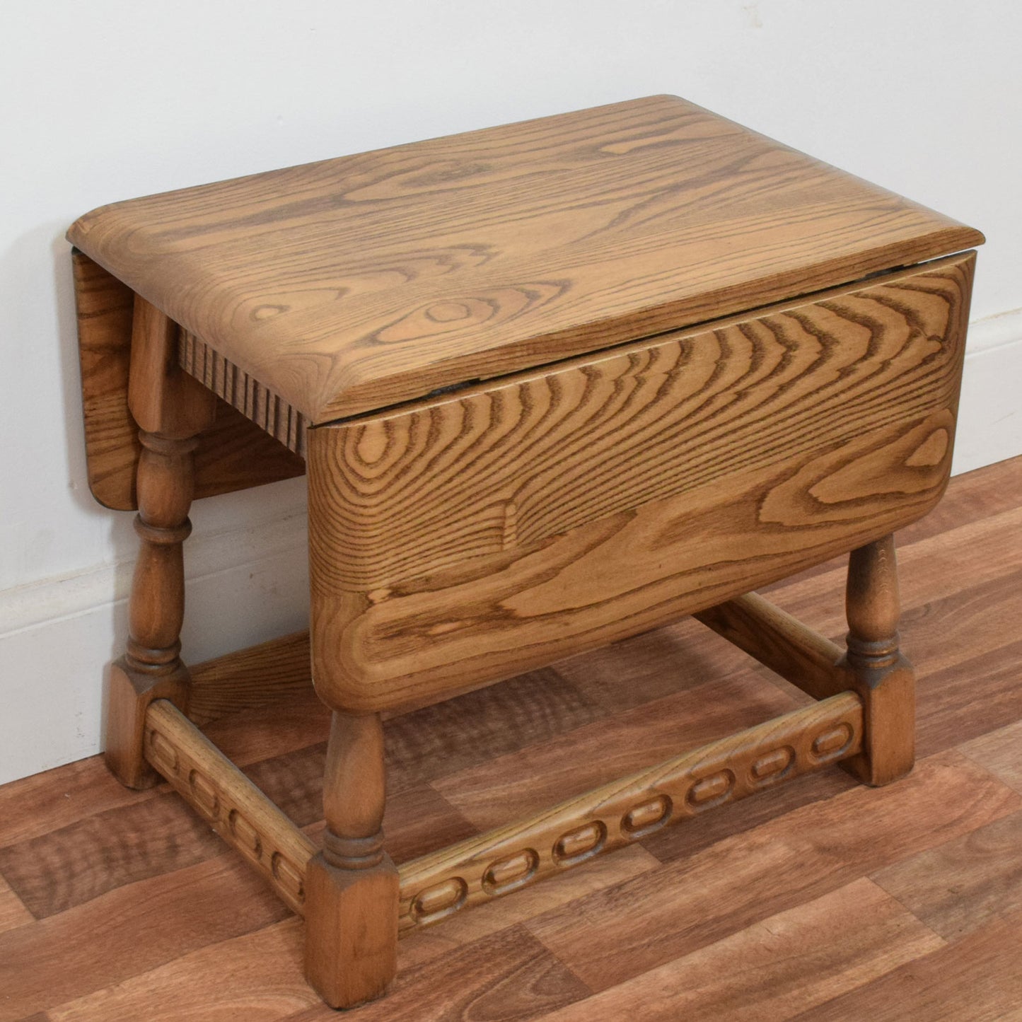 Priory Spin Top Oak Side Table