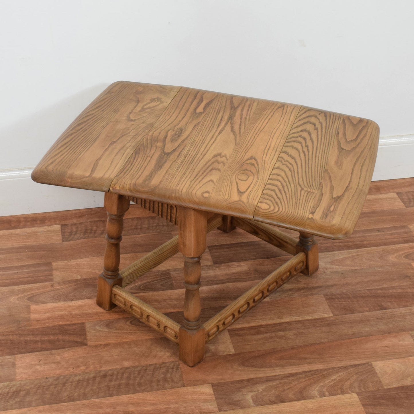 Priory Spin Top Oak Side Table
