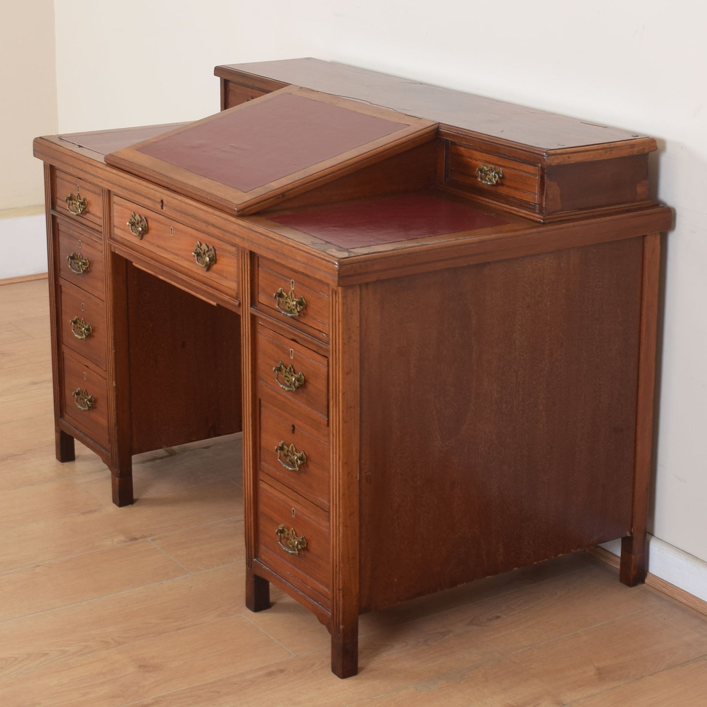 Unusual Mahogany Desk