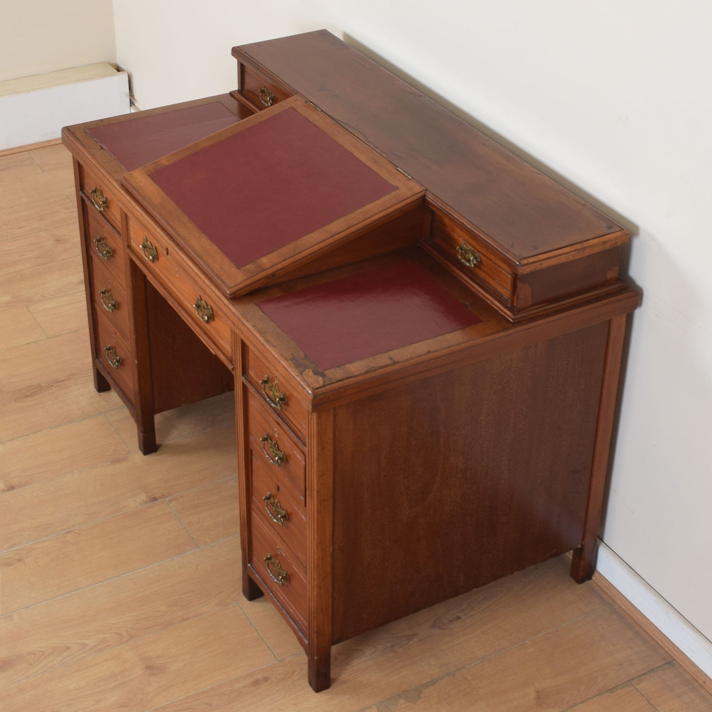 Unusual Mahogany Desk