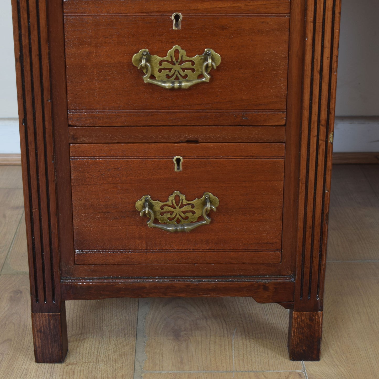 Unusual Mahogany Desk