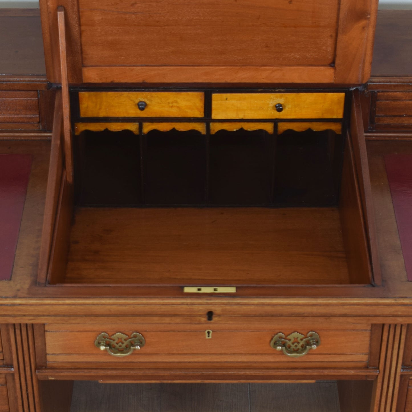 Unusual Mahogany Desk