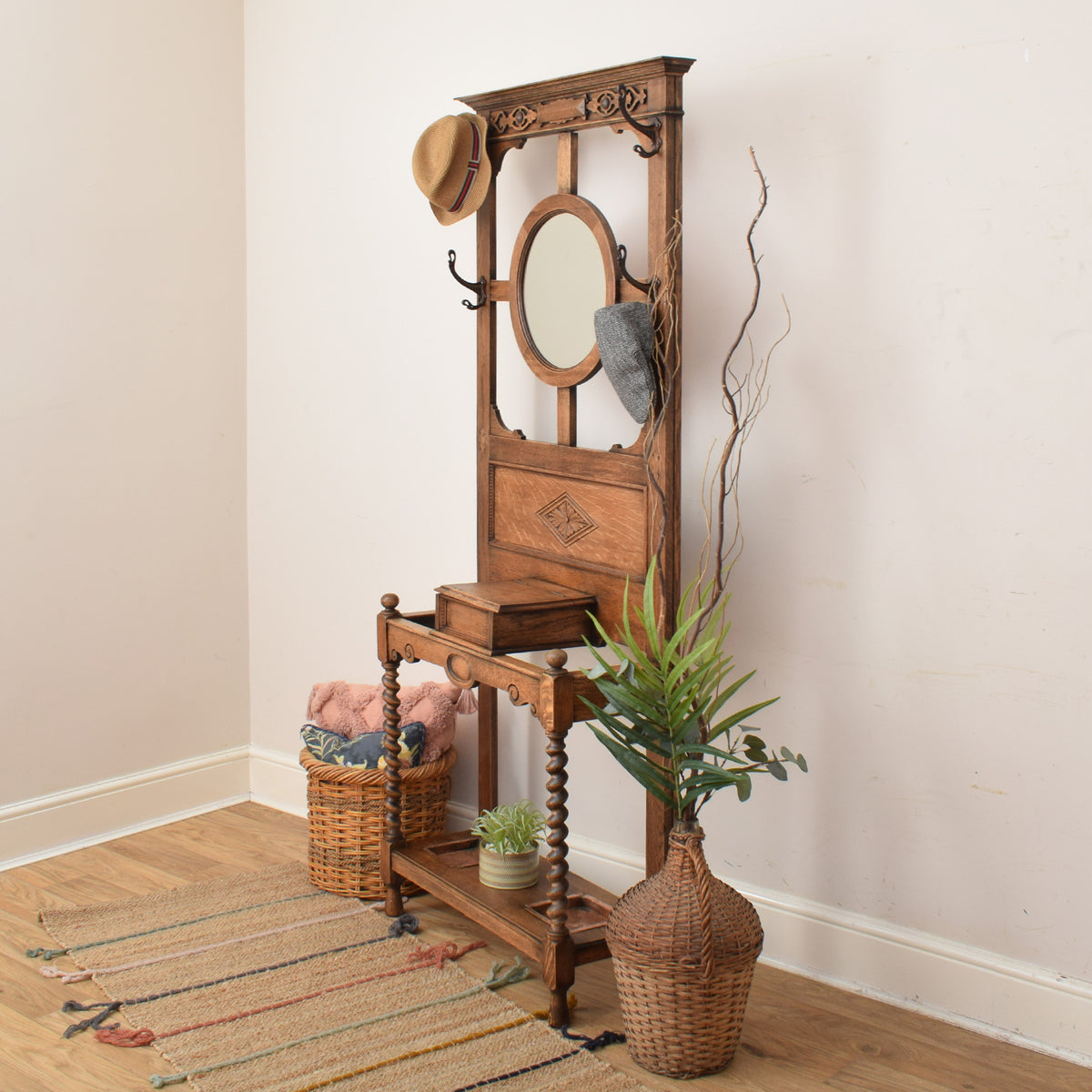 Oak Hallstand