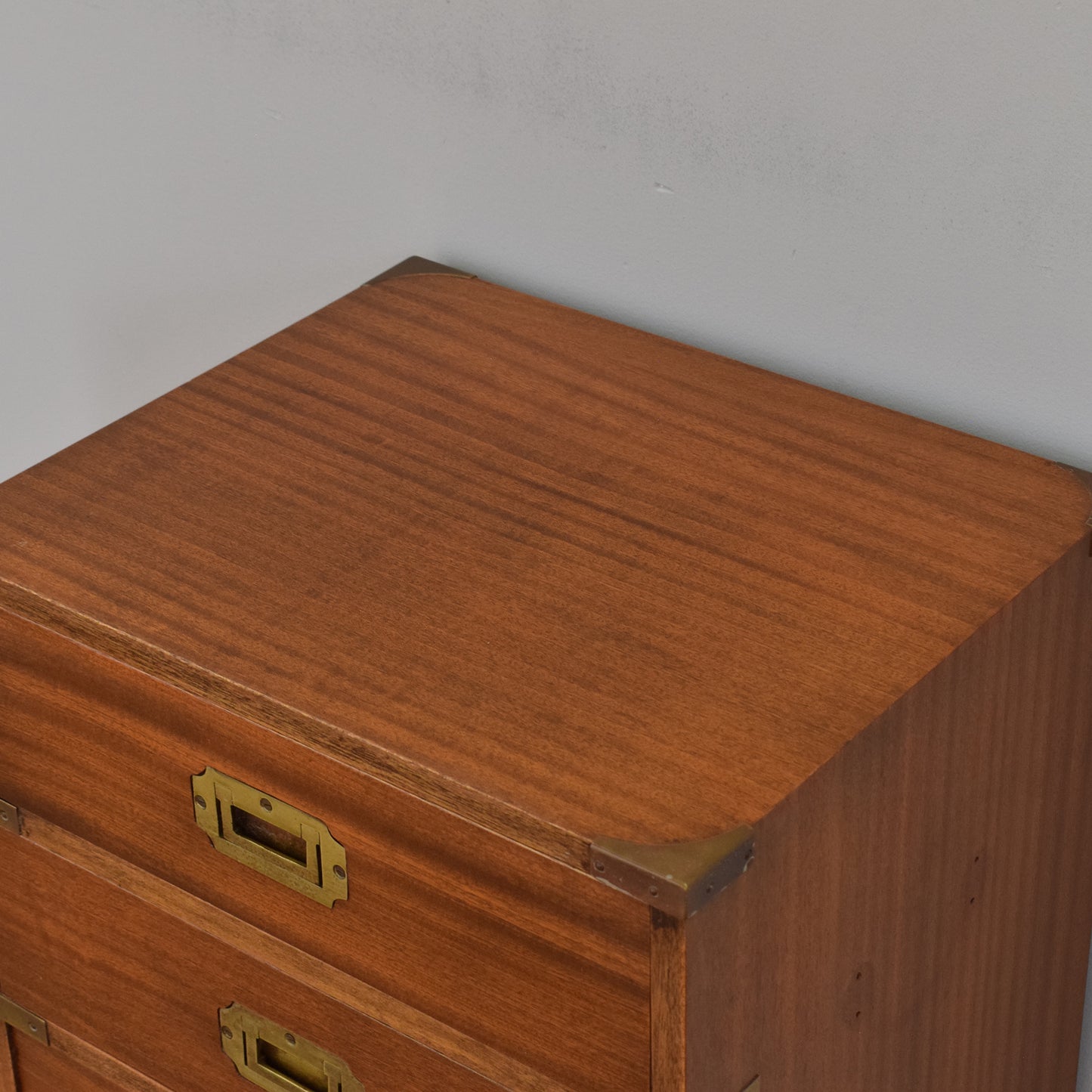 Small Military Campaign Style Chest of Drawers