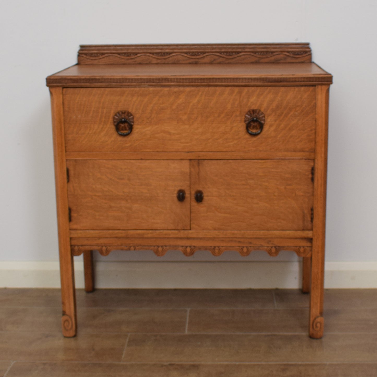 Restored Oak Storage Cabinet