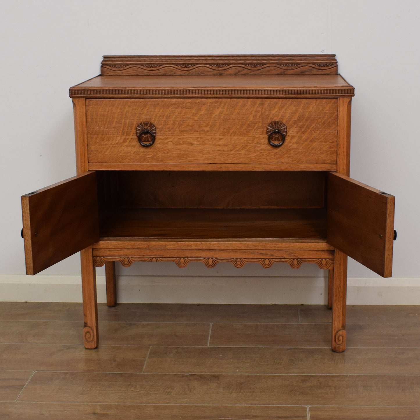 Restored Oak Storage Cabinet