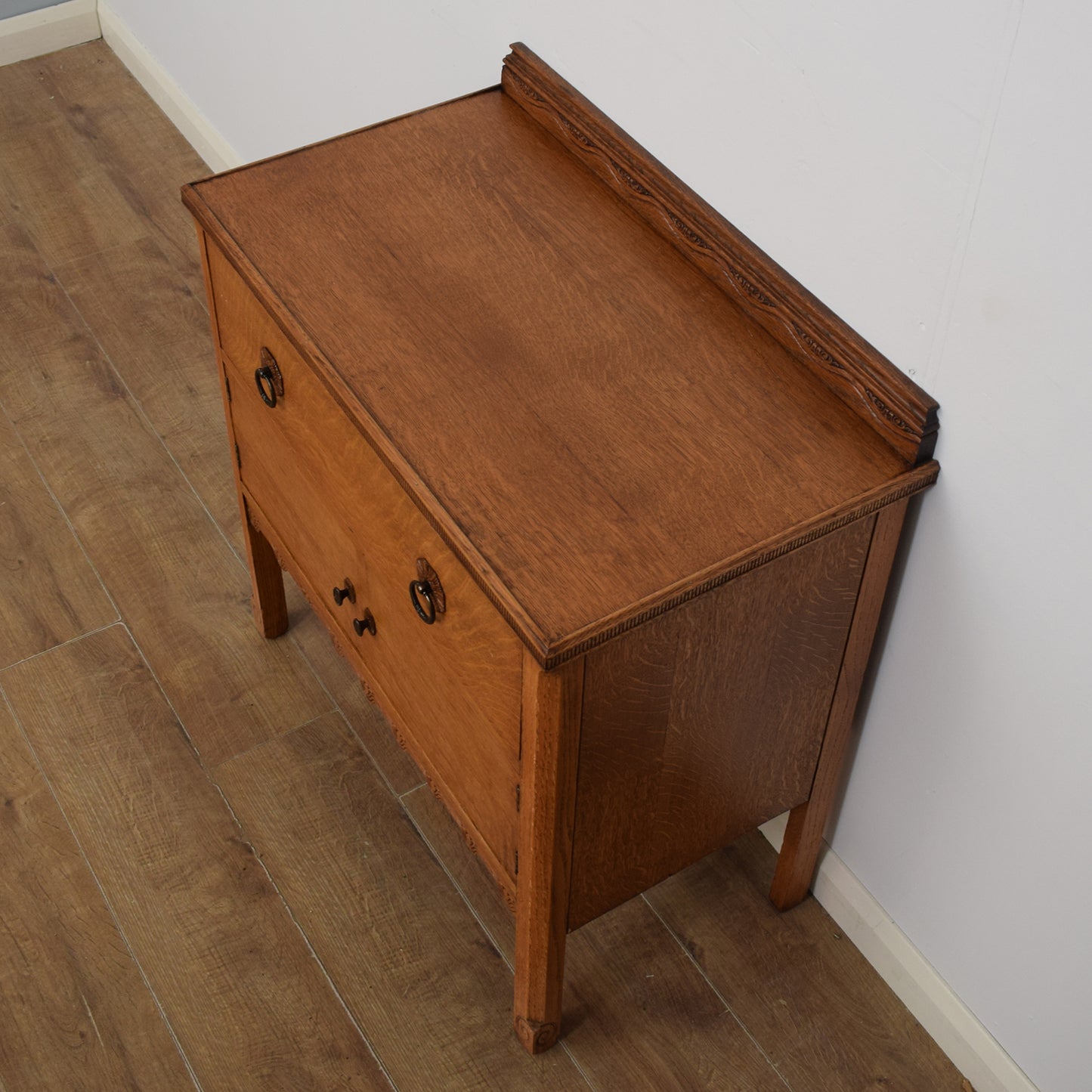 Restored Oak Storage Cabinet