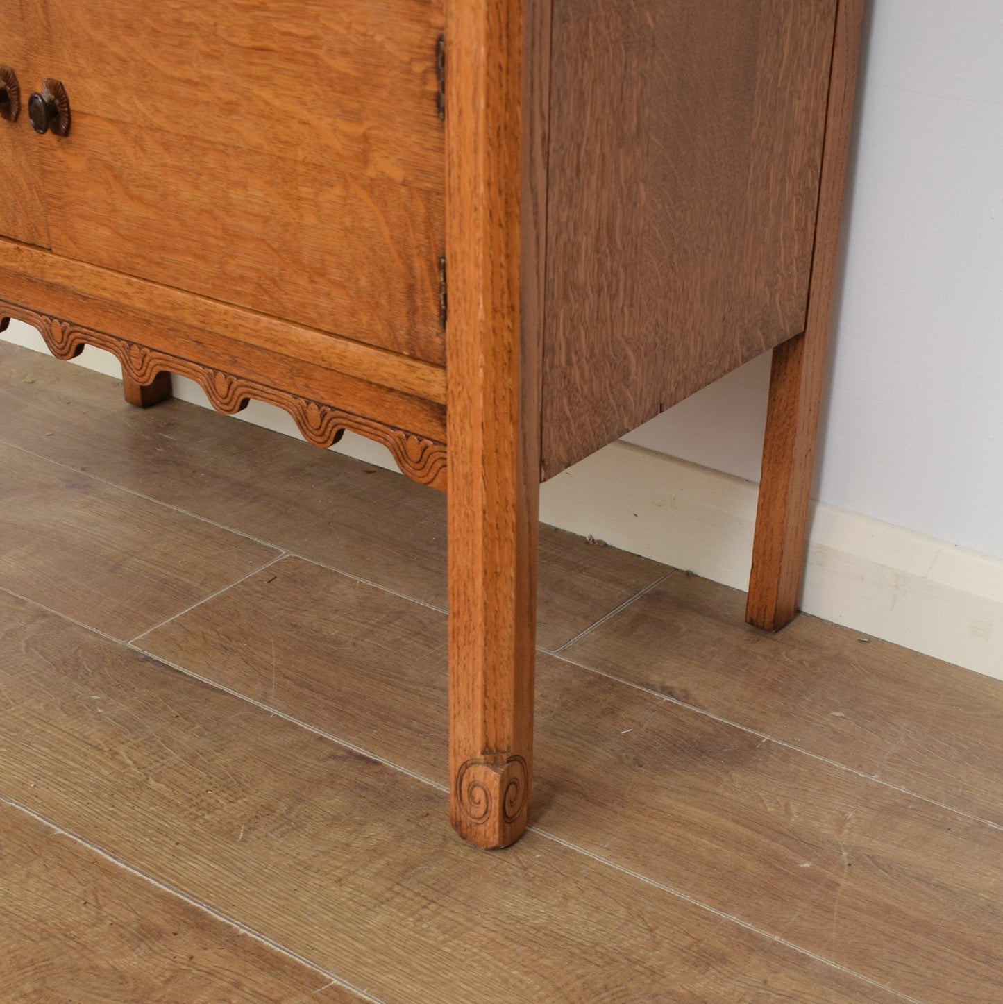 Restored Oak Storage Cabinet