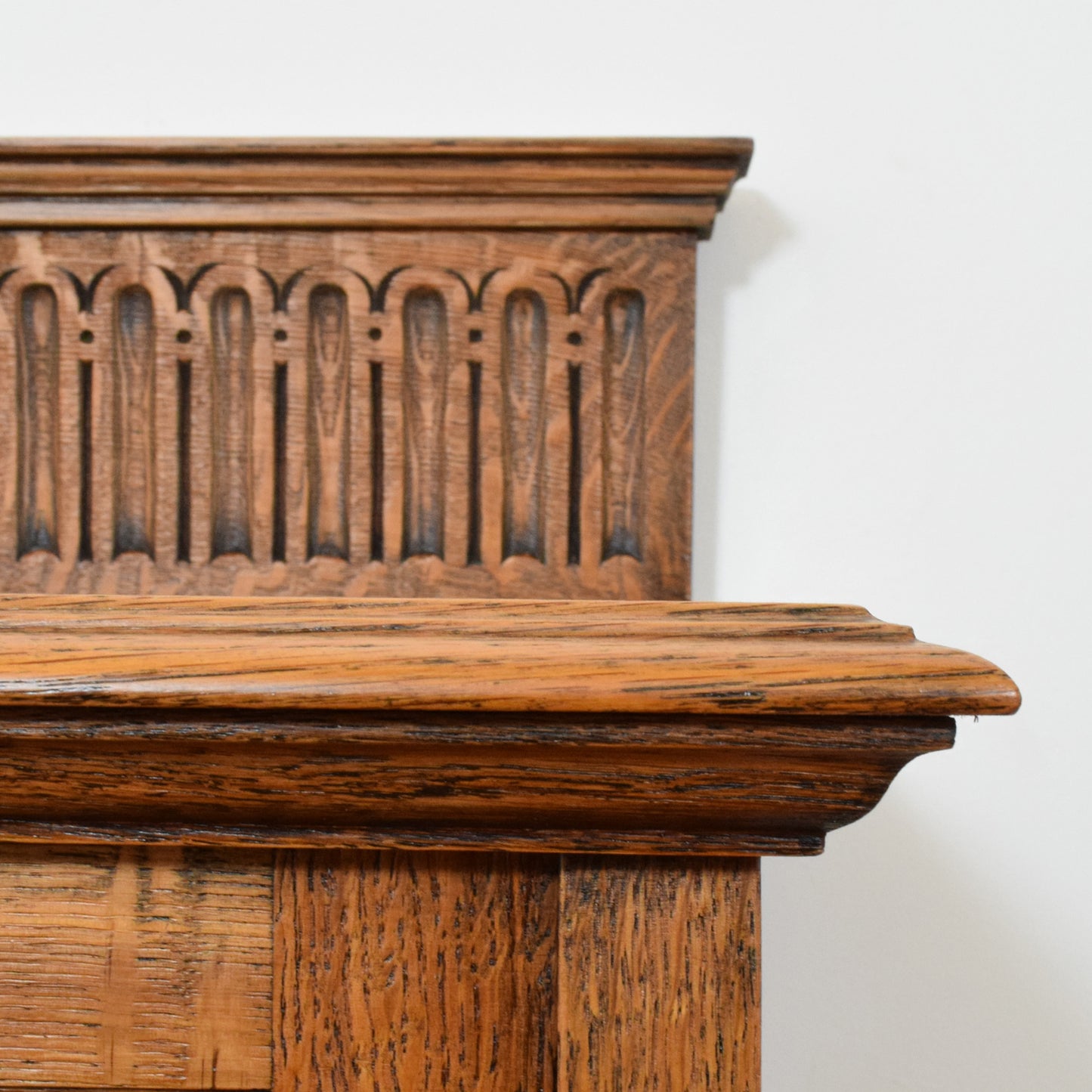 Glazed Barley twist bookcase