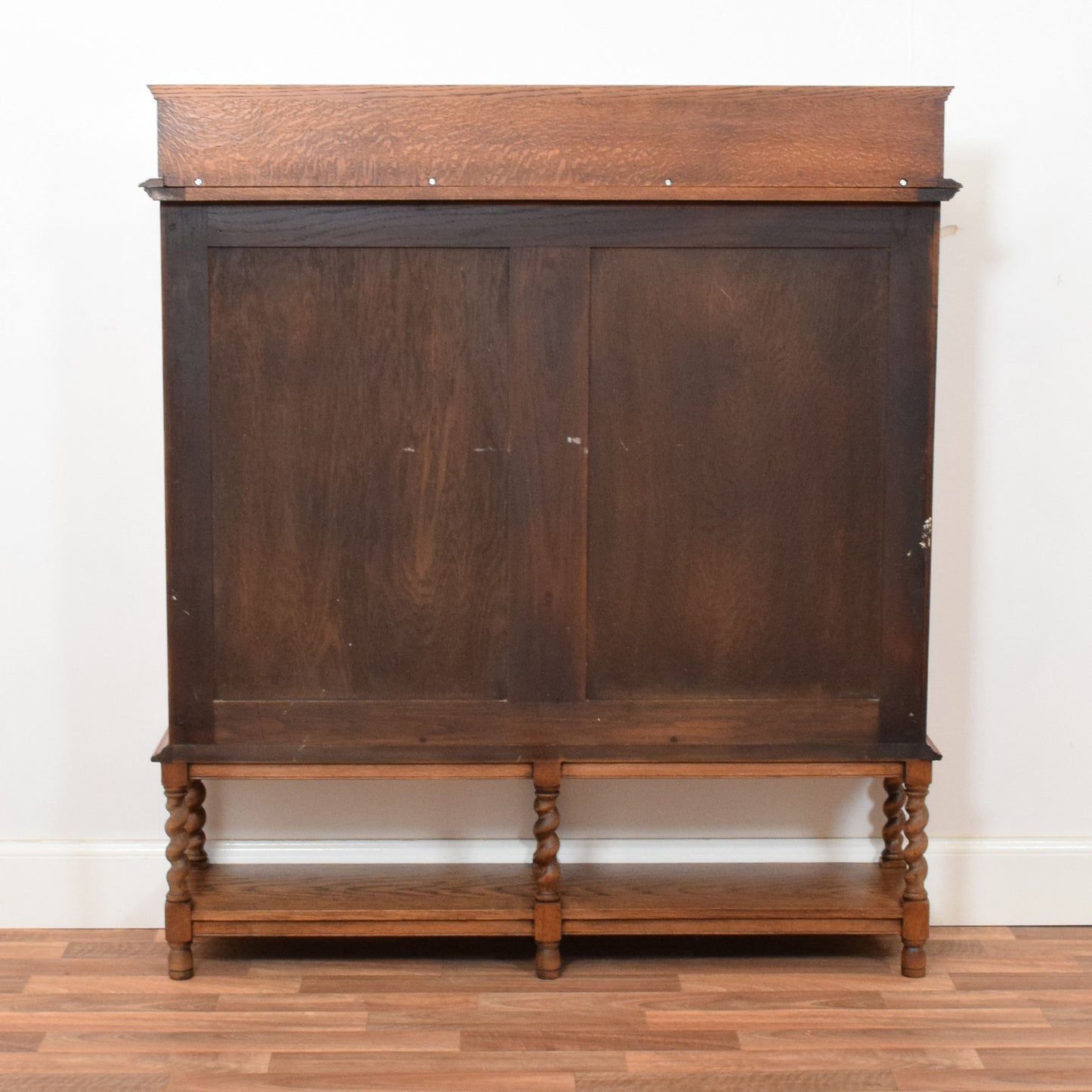 Glazed Barley twist bookcase