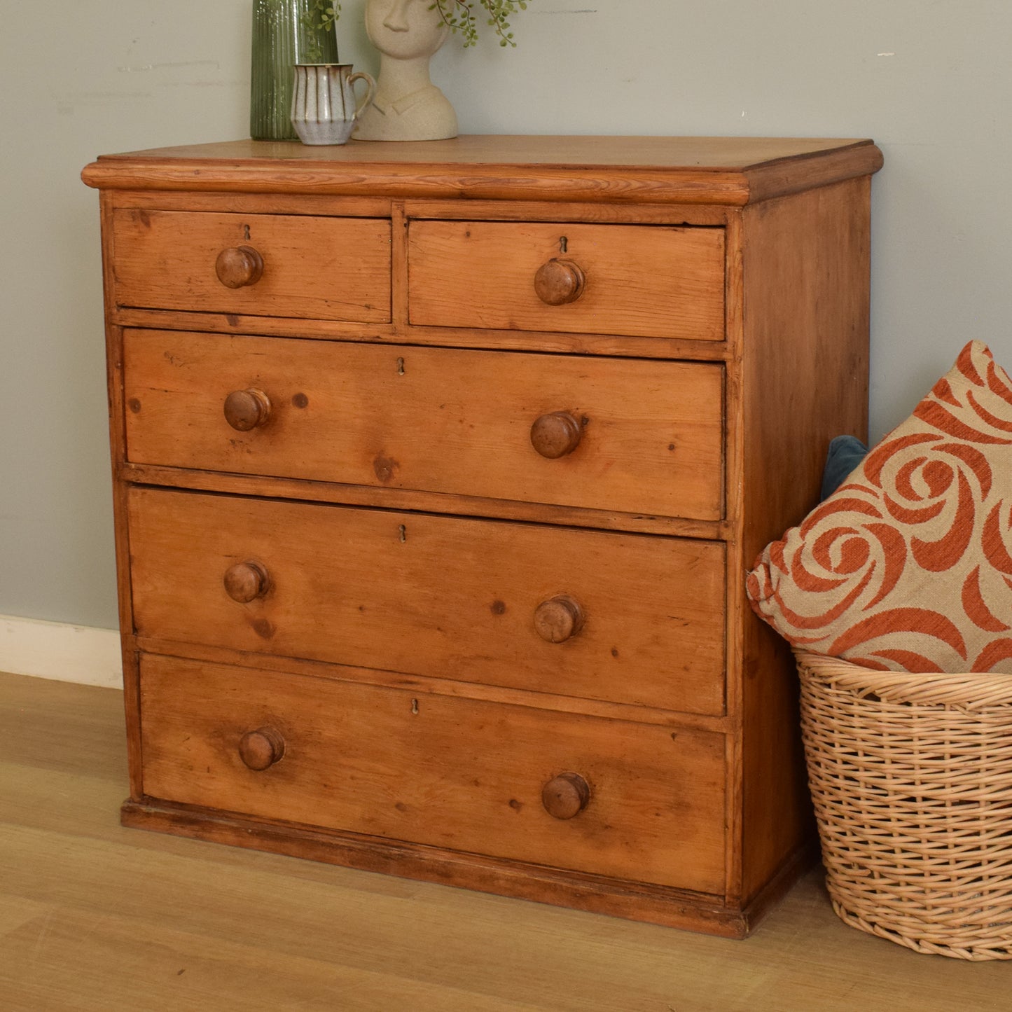Waxed Pine Chest