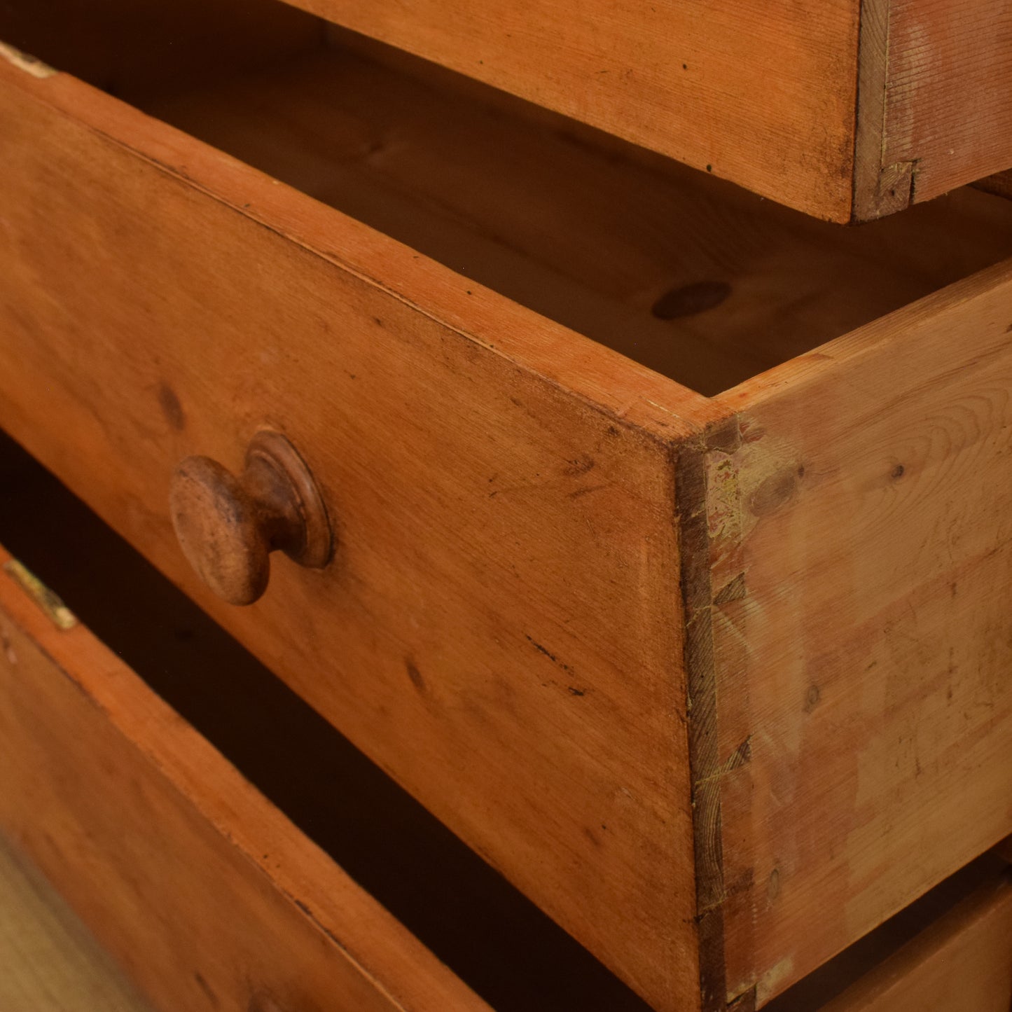 Waxed Pine Chest