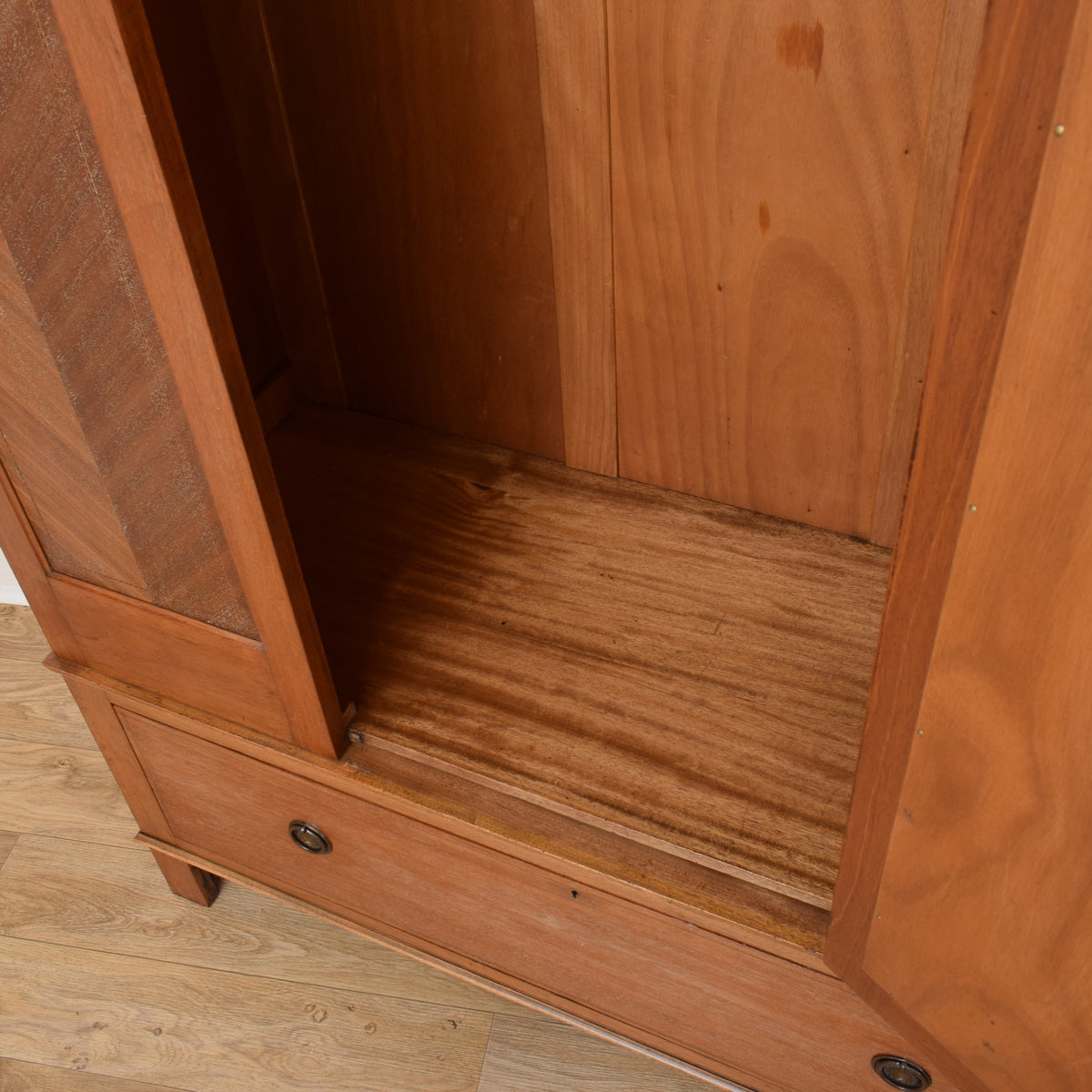 Mahogany Mirrored Wardrobe