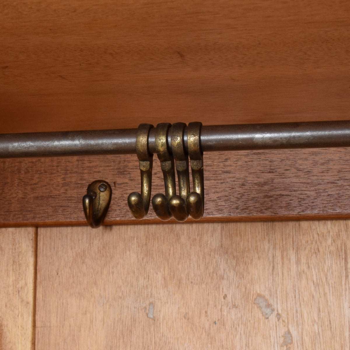Mahogany Mirrored Wardrobe