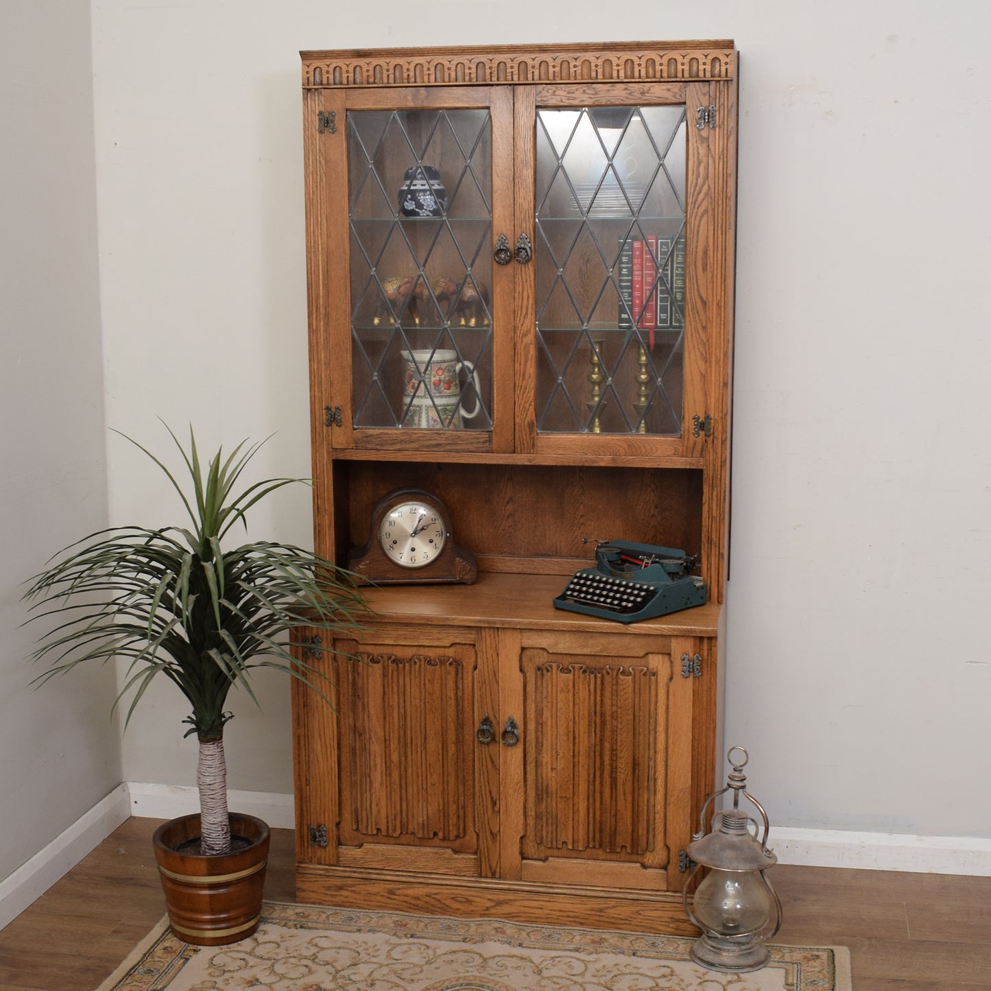 Oak Glazed Dresser