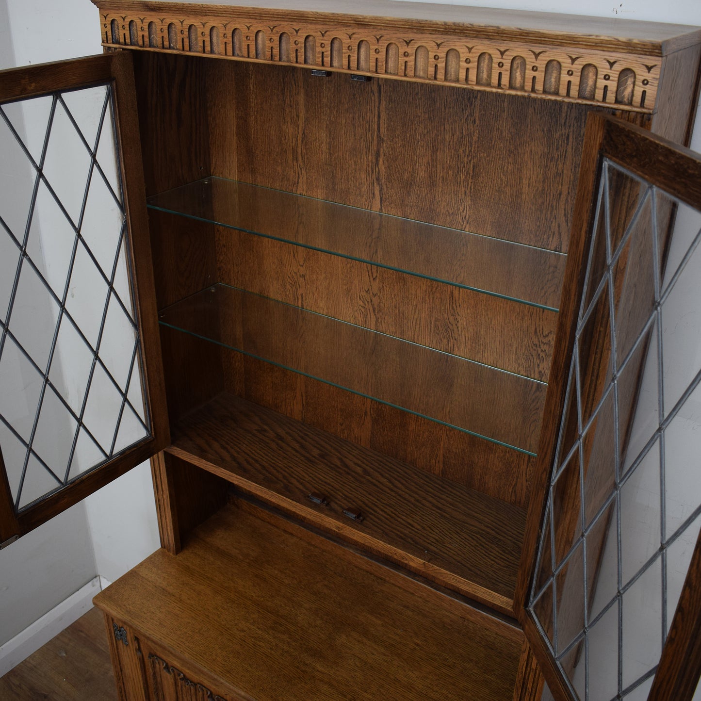 Oak Glazed Dresser