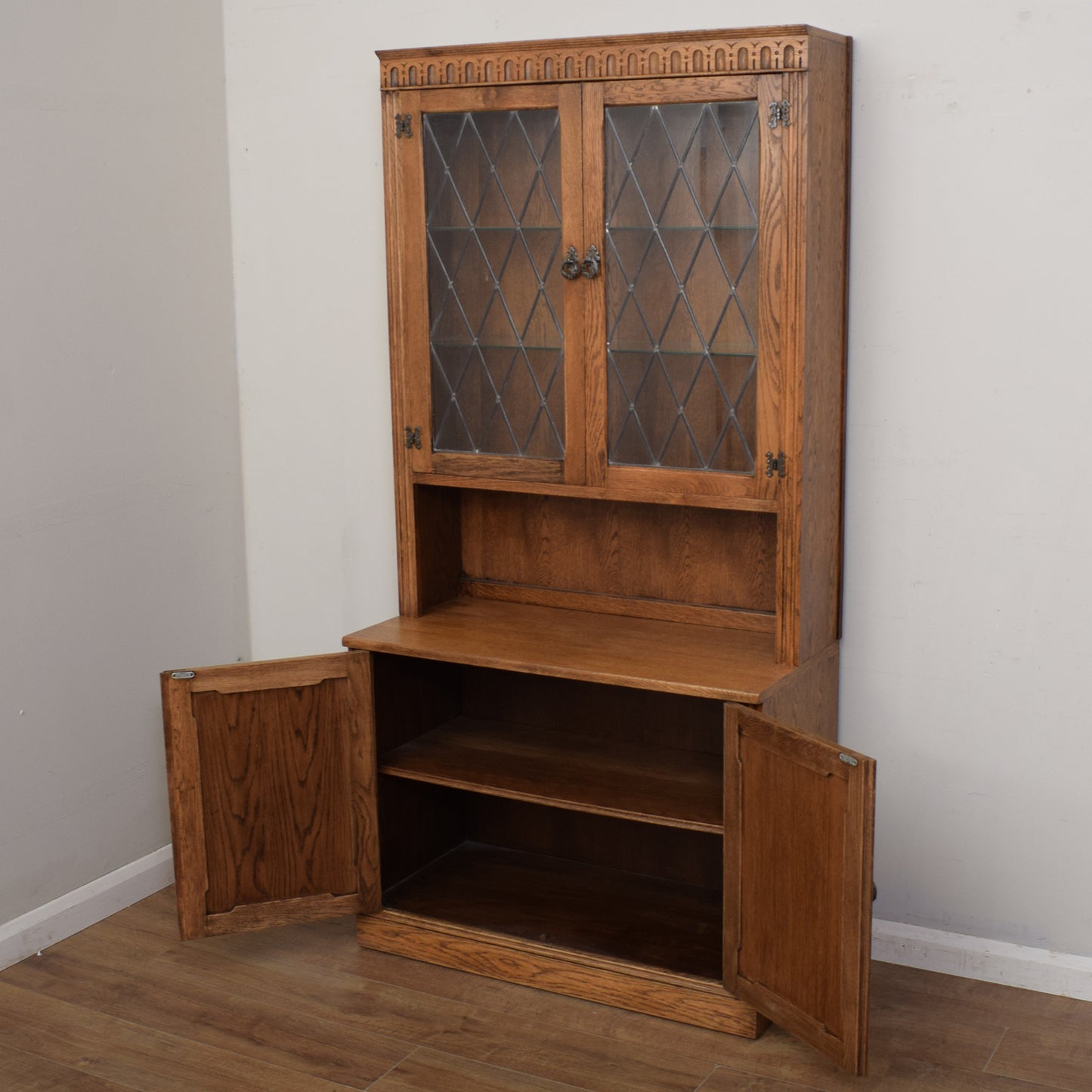 Oak Glazed Dresser