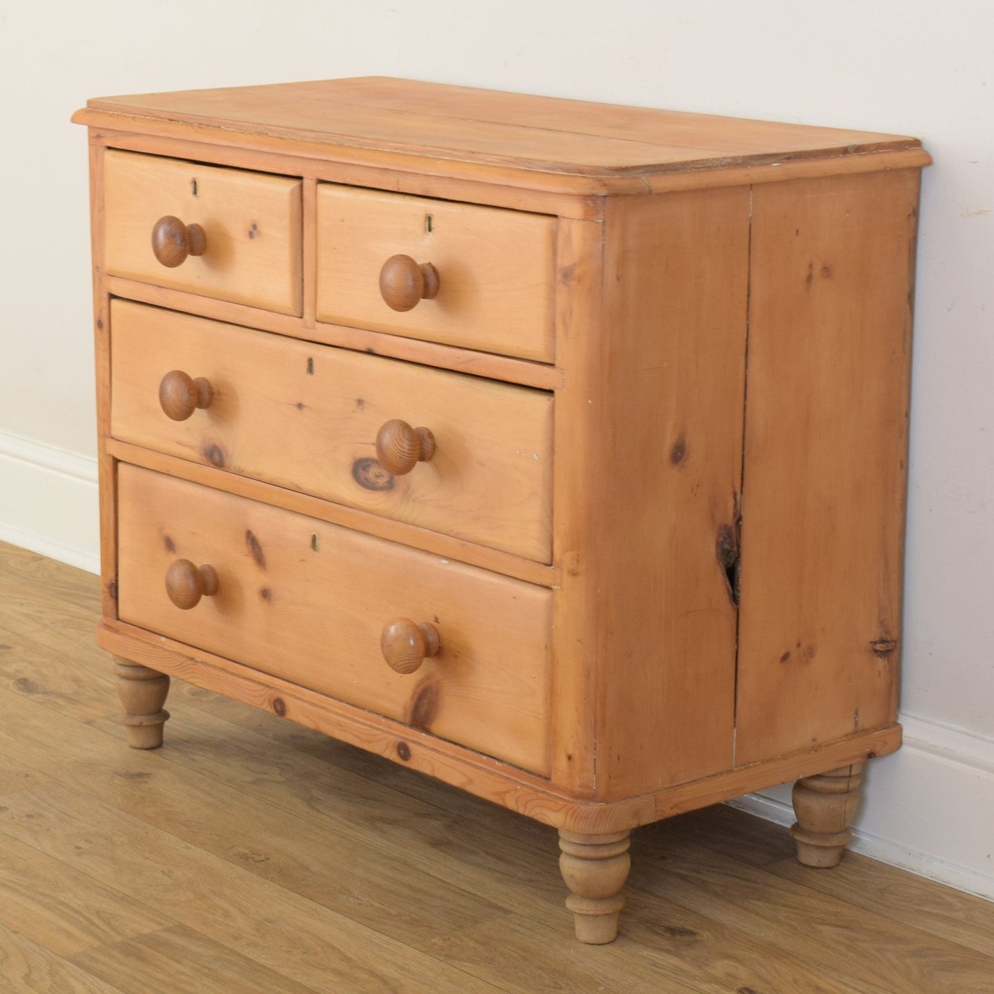 Antique Pine Chest Of Drawers