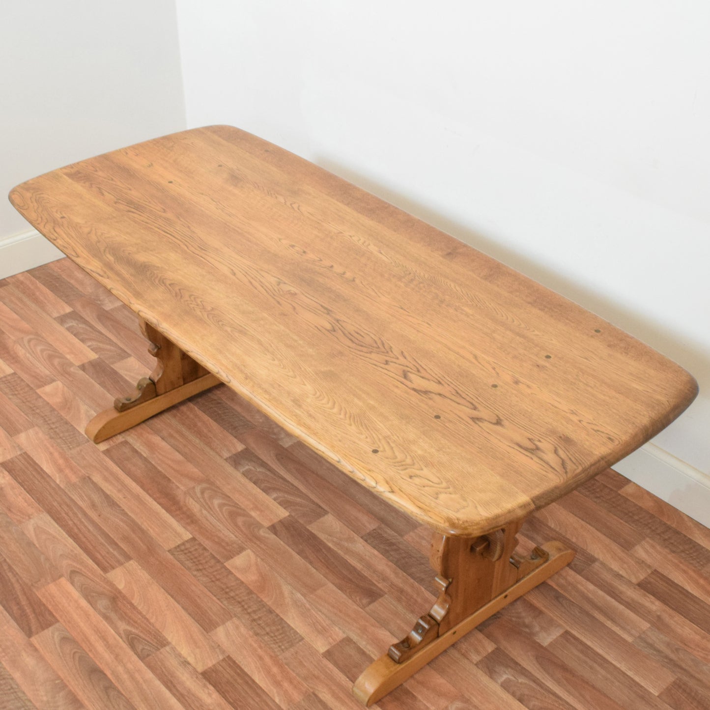Ercol Dining Table and Six Chairs