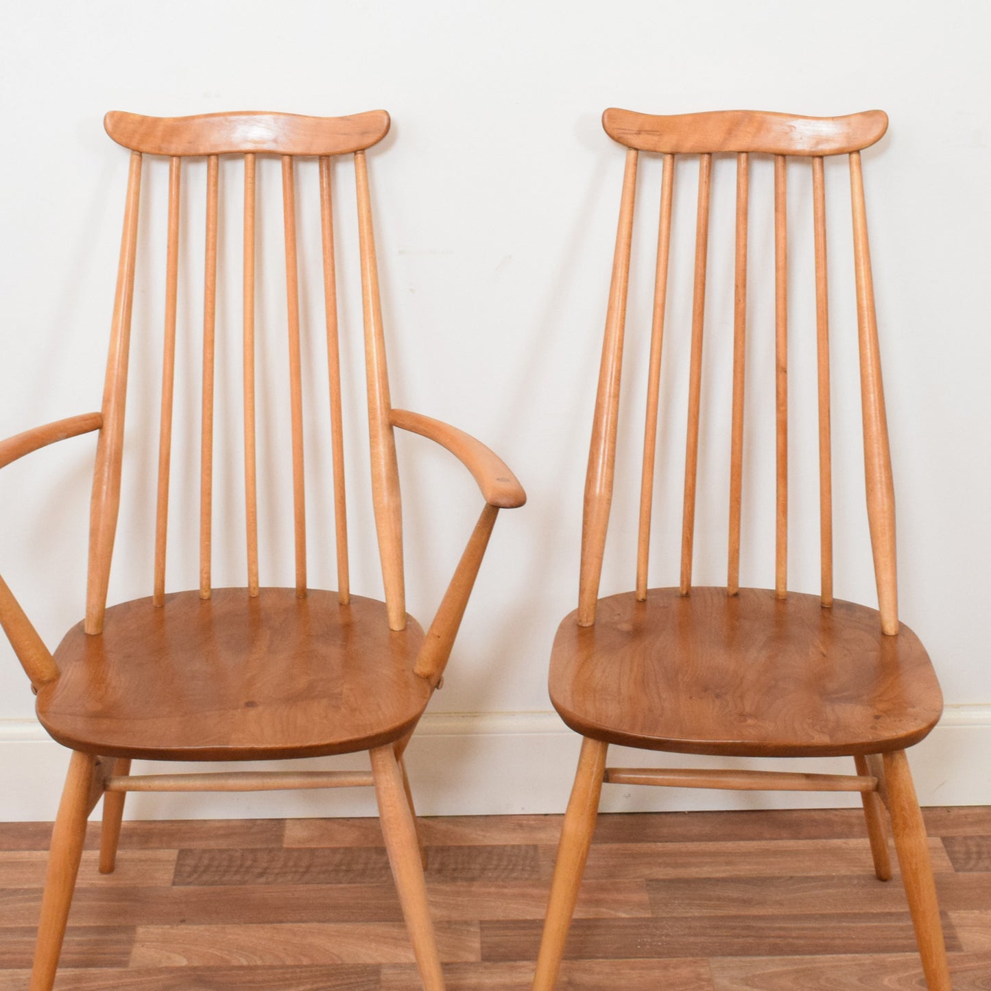 Ercol Dining Table and Six Chairs