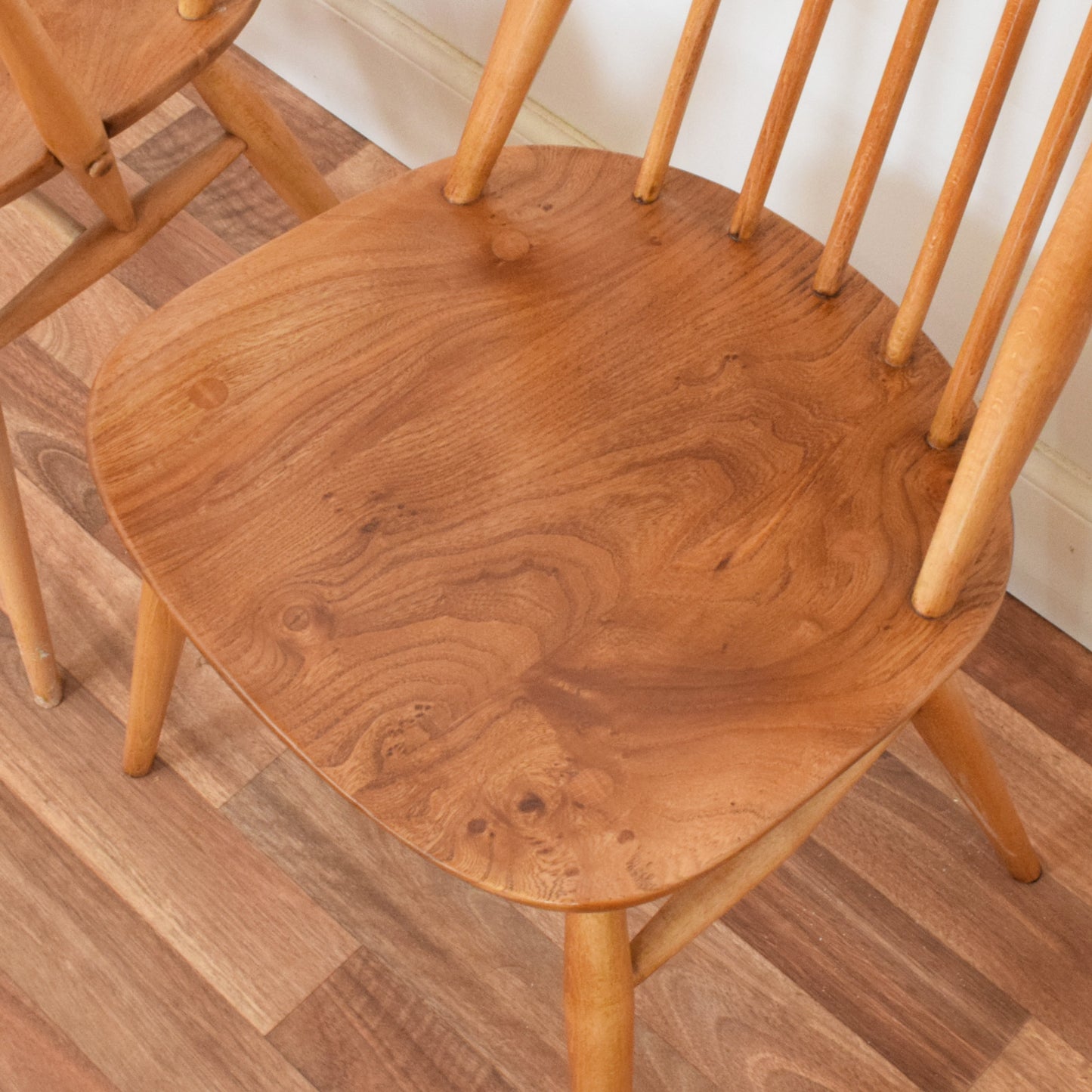 Ercol Dining Table and Six Chairs