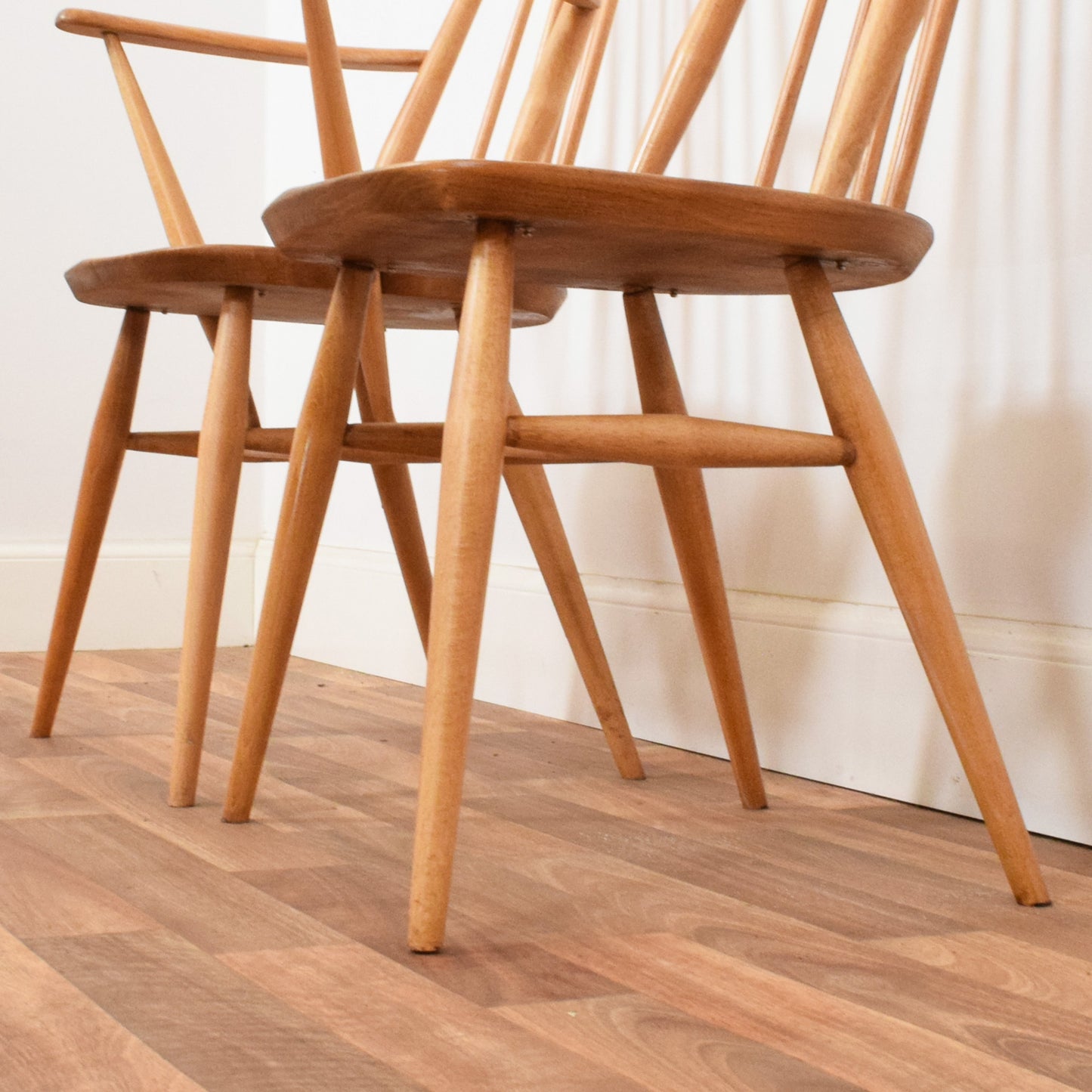 Ercol Dining Table and Six Chairs