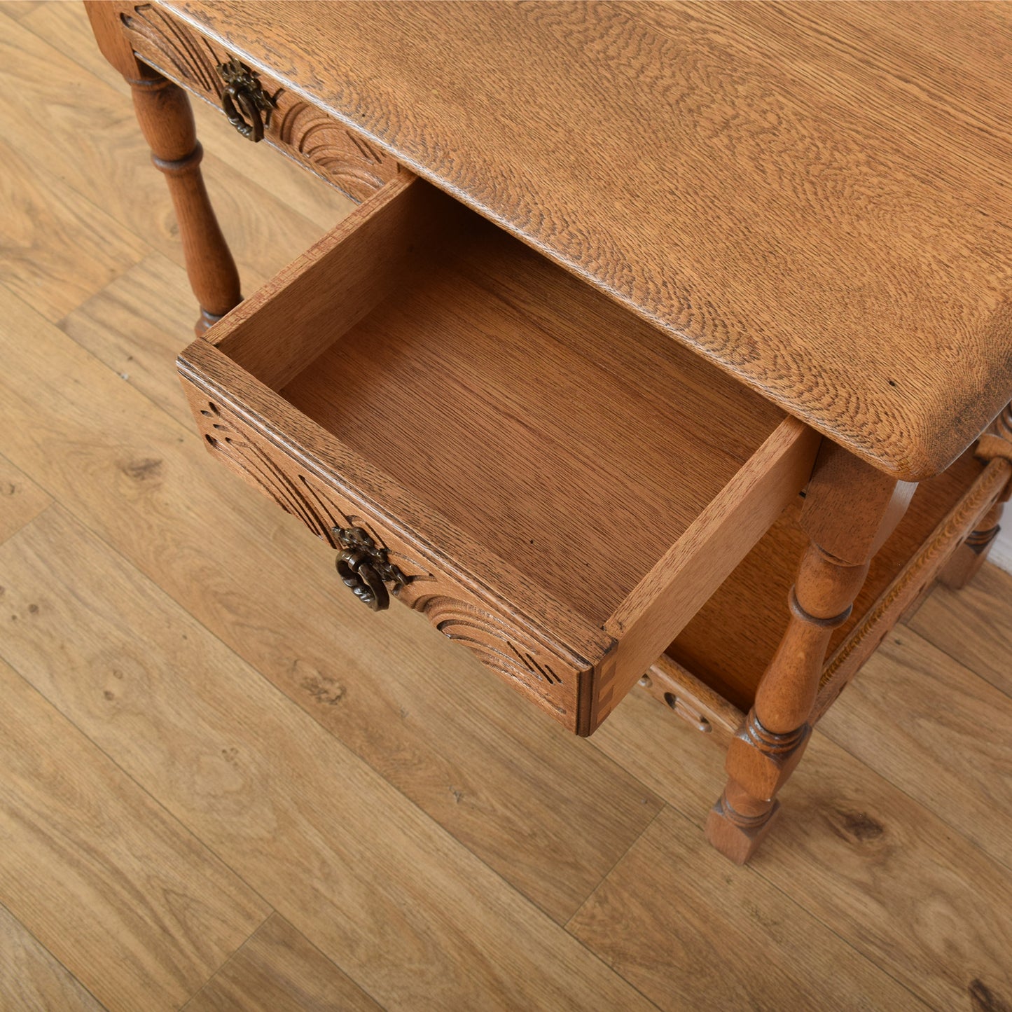 Oak Console Table