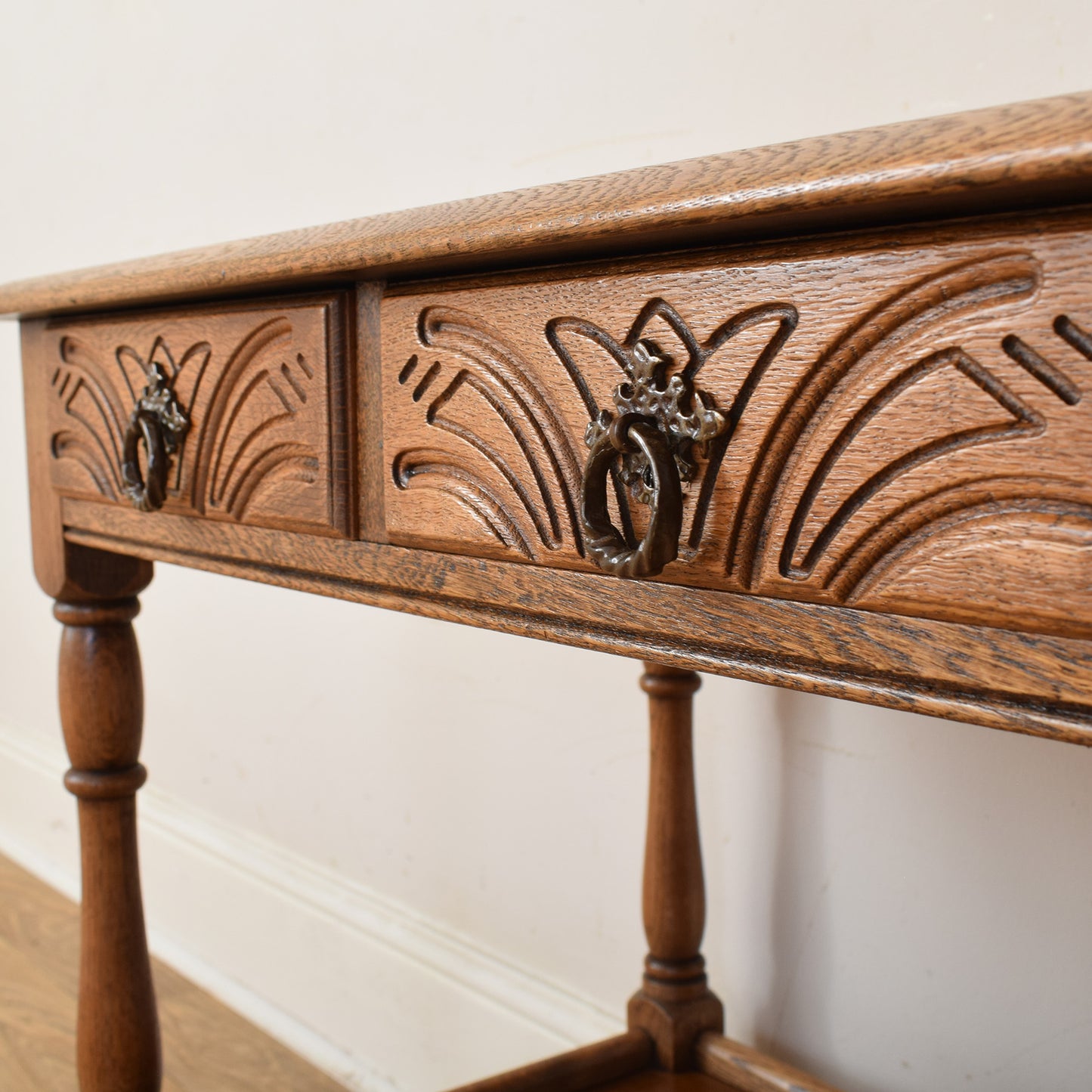 Oak Console Table
