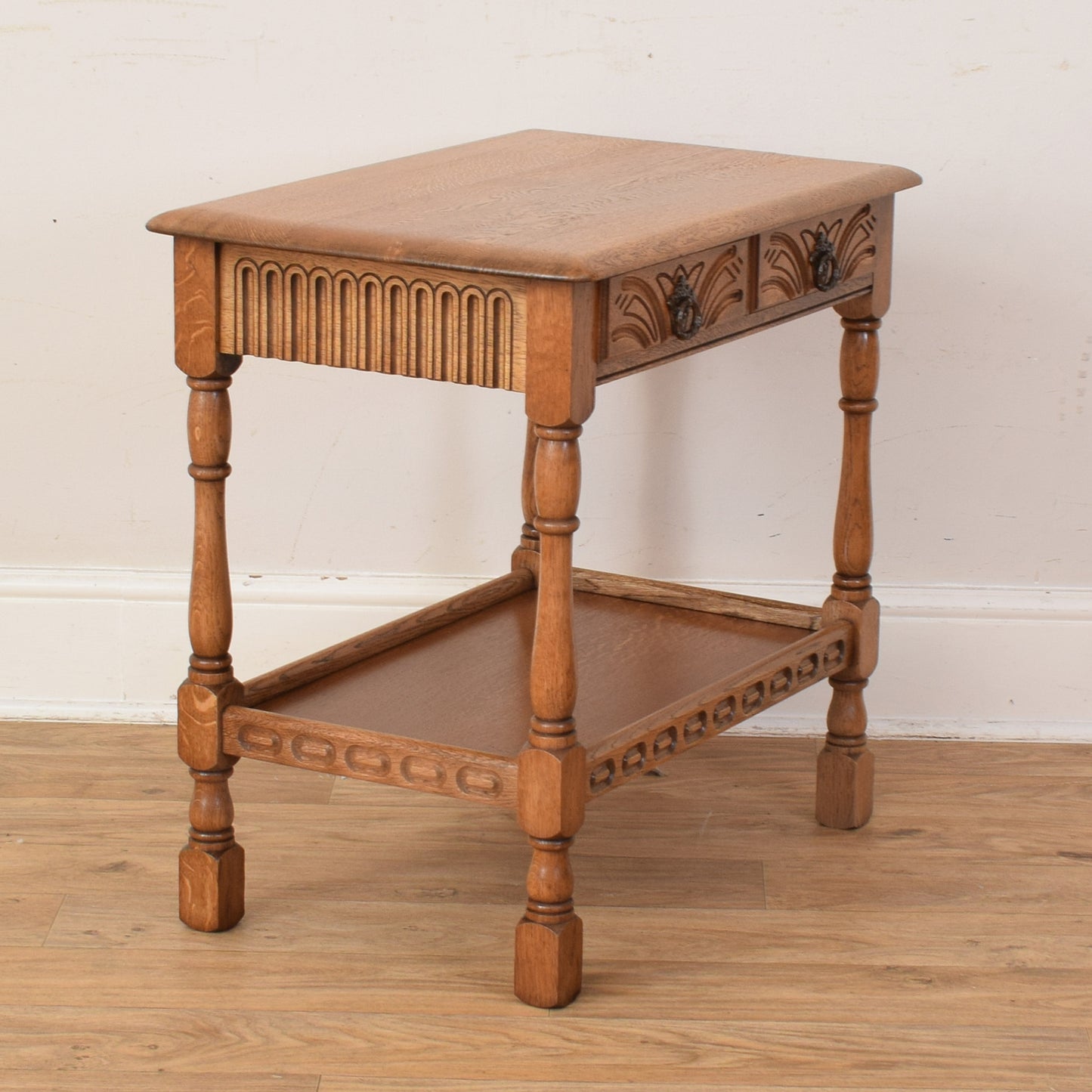 Oak Console Table