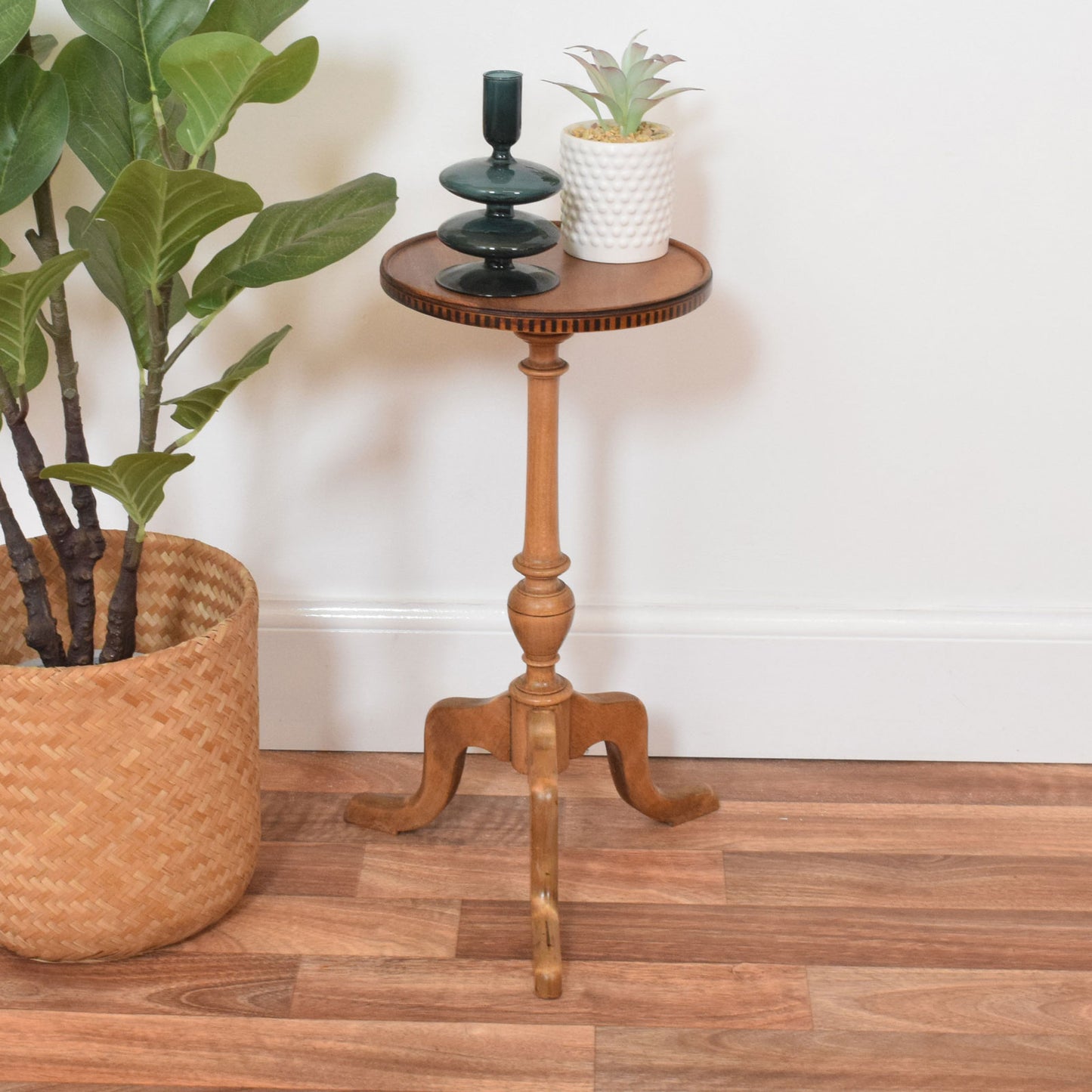 Restored Mahogany Plant Stand
