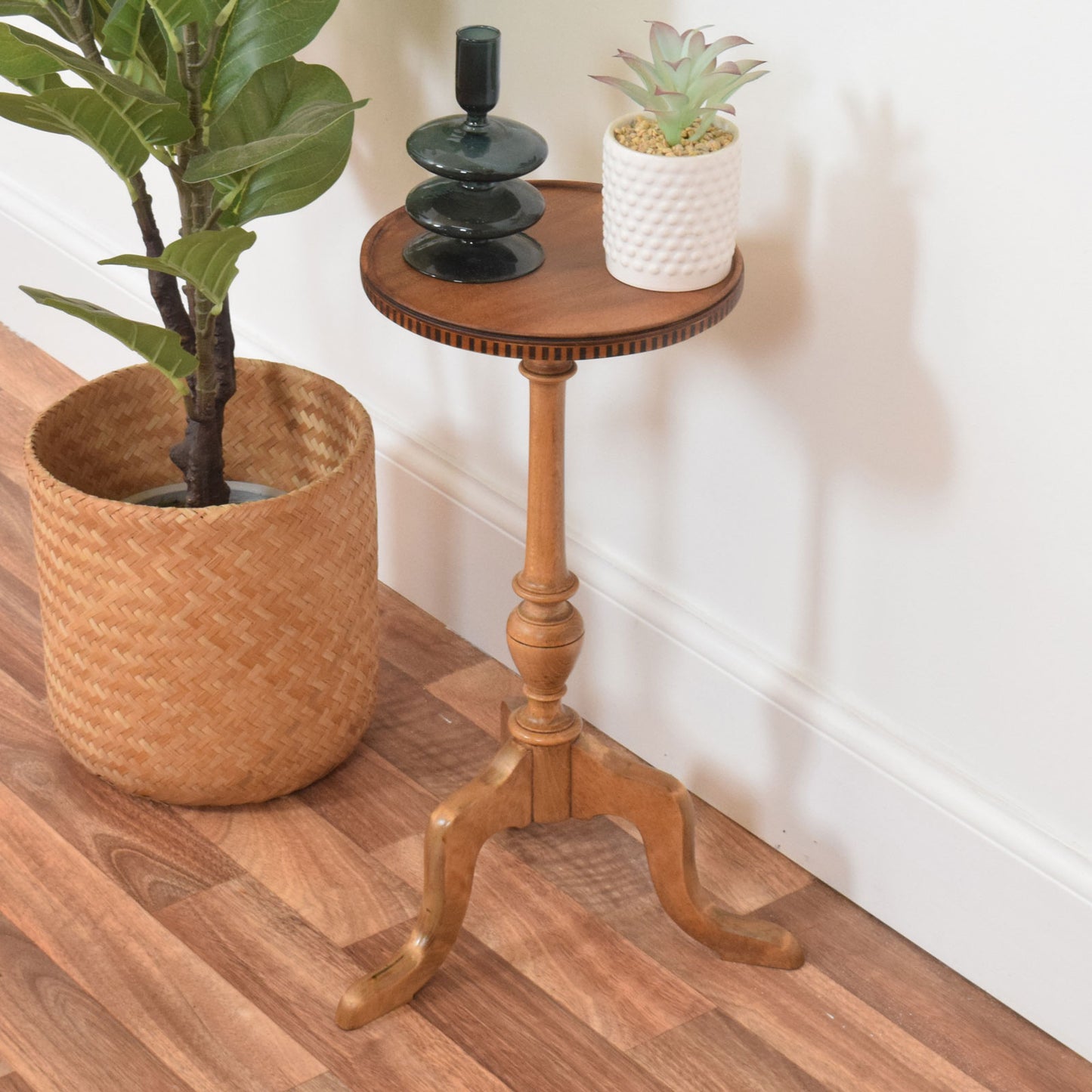 Restored Mahogany Plant Stand