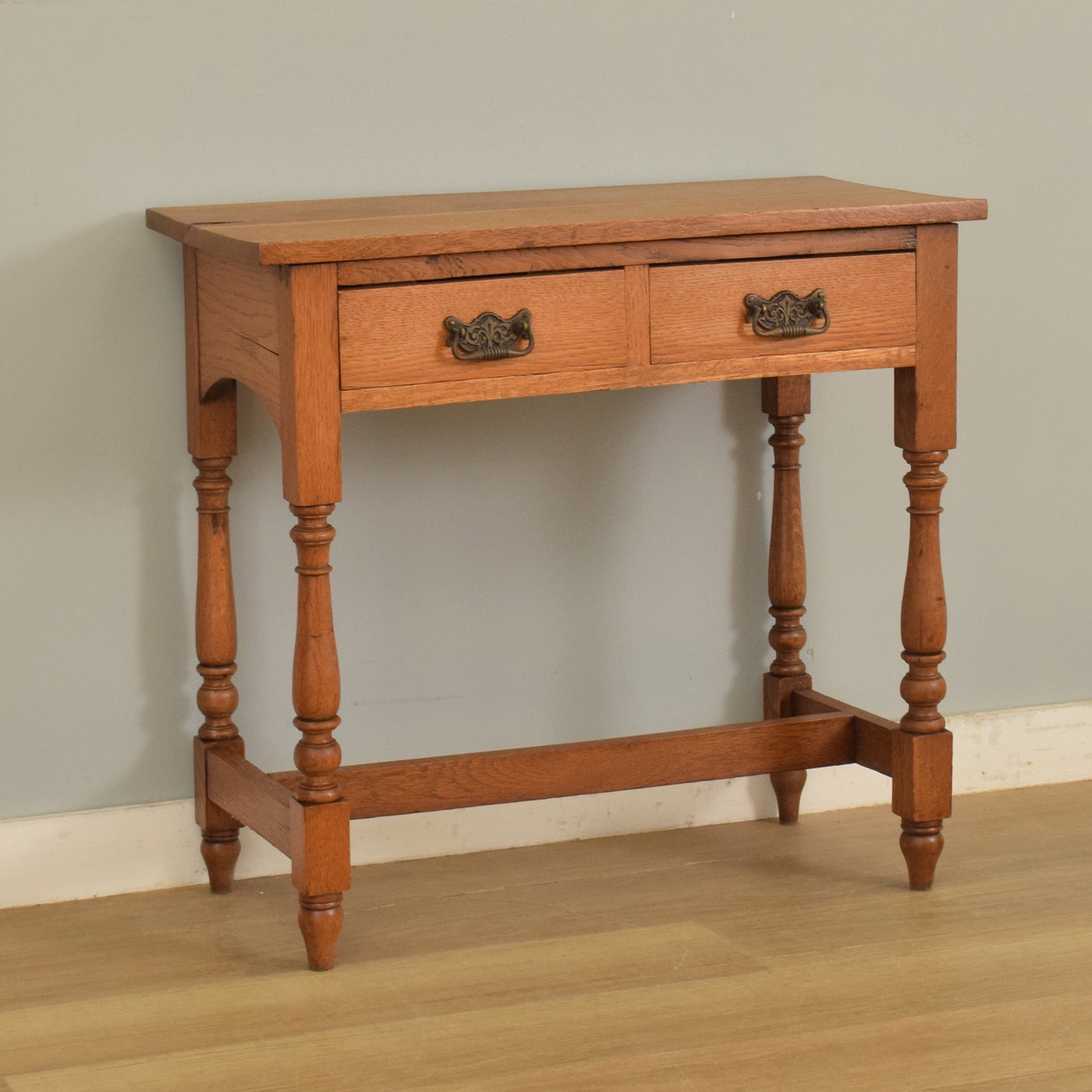 Oak Console Table