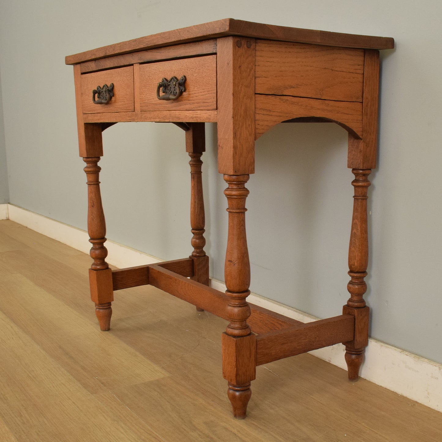 Oak Console Table