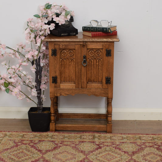 Restored Oak Pot Cabinet