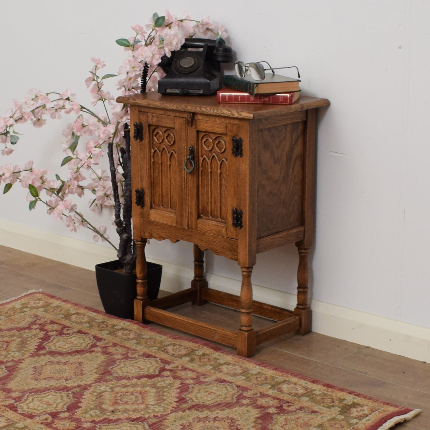 Restored Oak Pot Cabinet