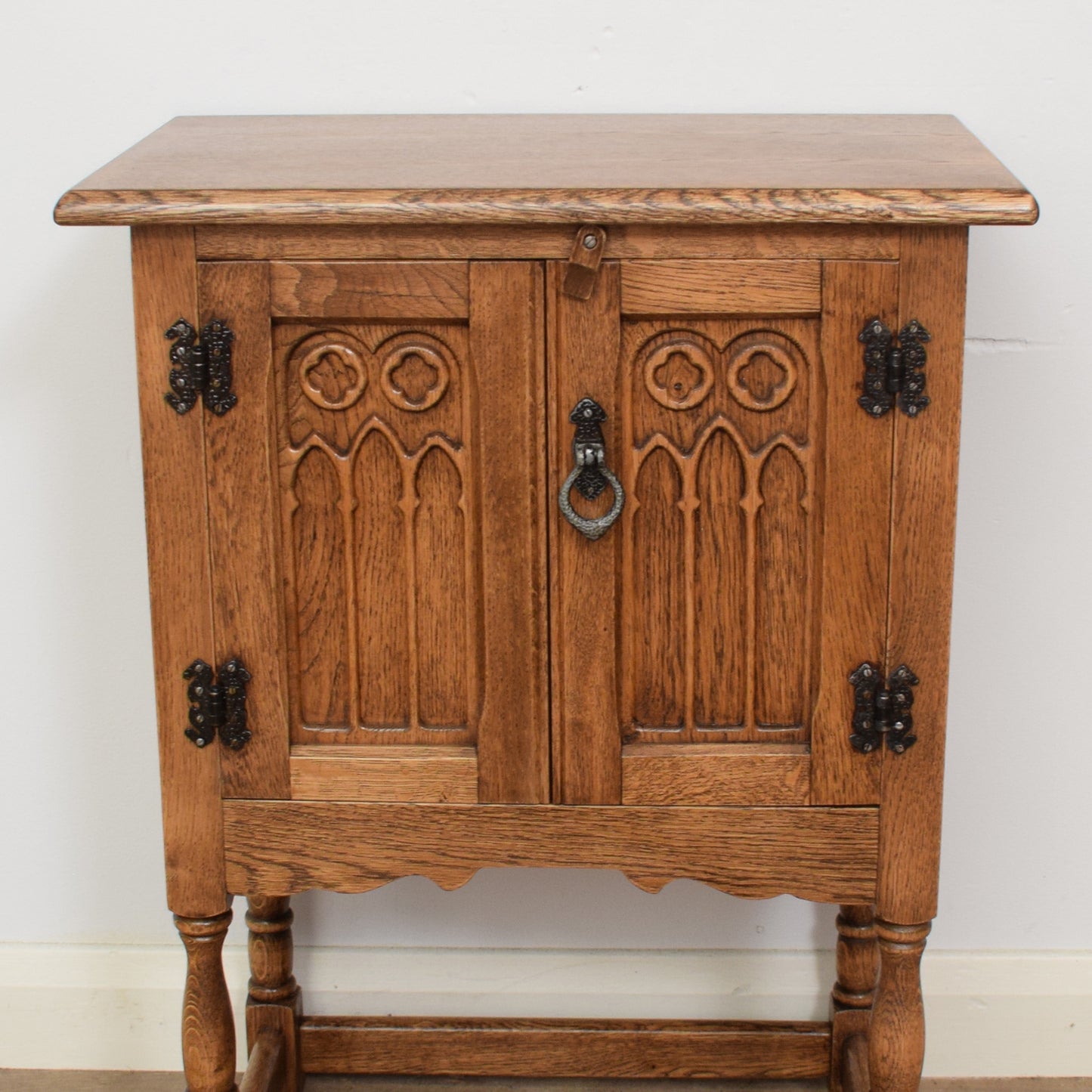 Restored Oak Pot Cabinet