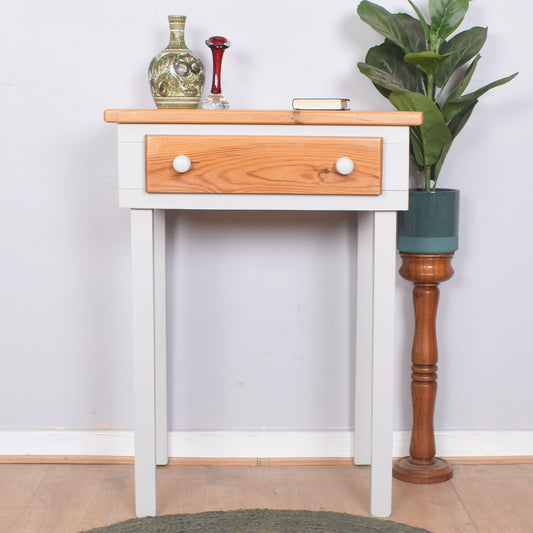 Small Pine Console Table