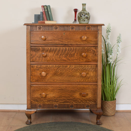Oak Chest of Drawers
