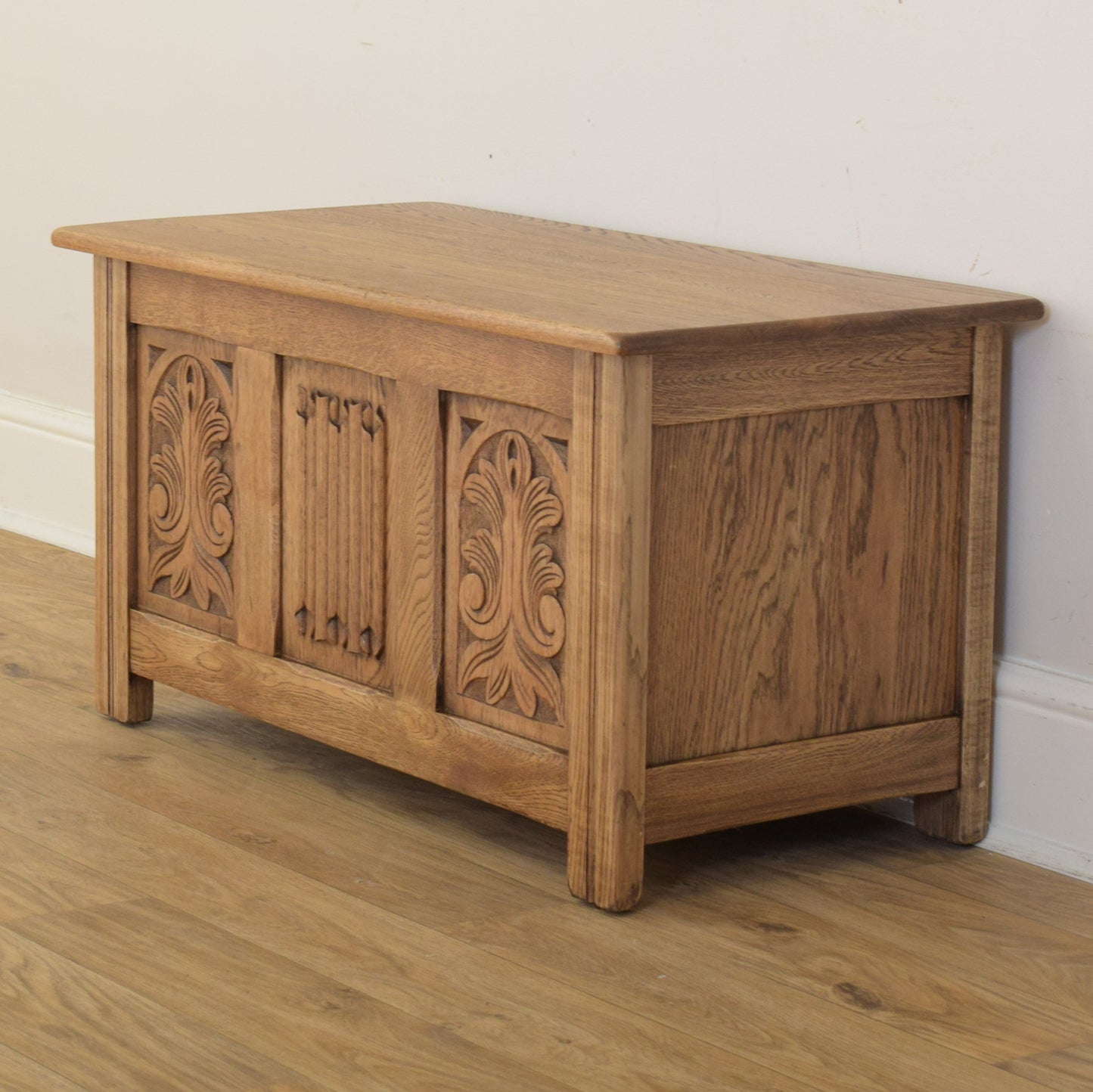 Oak Blanket Box