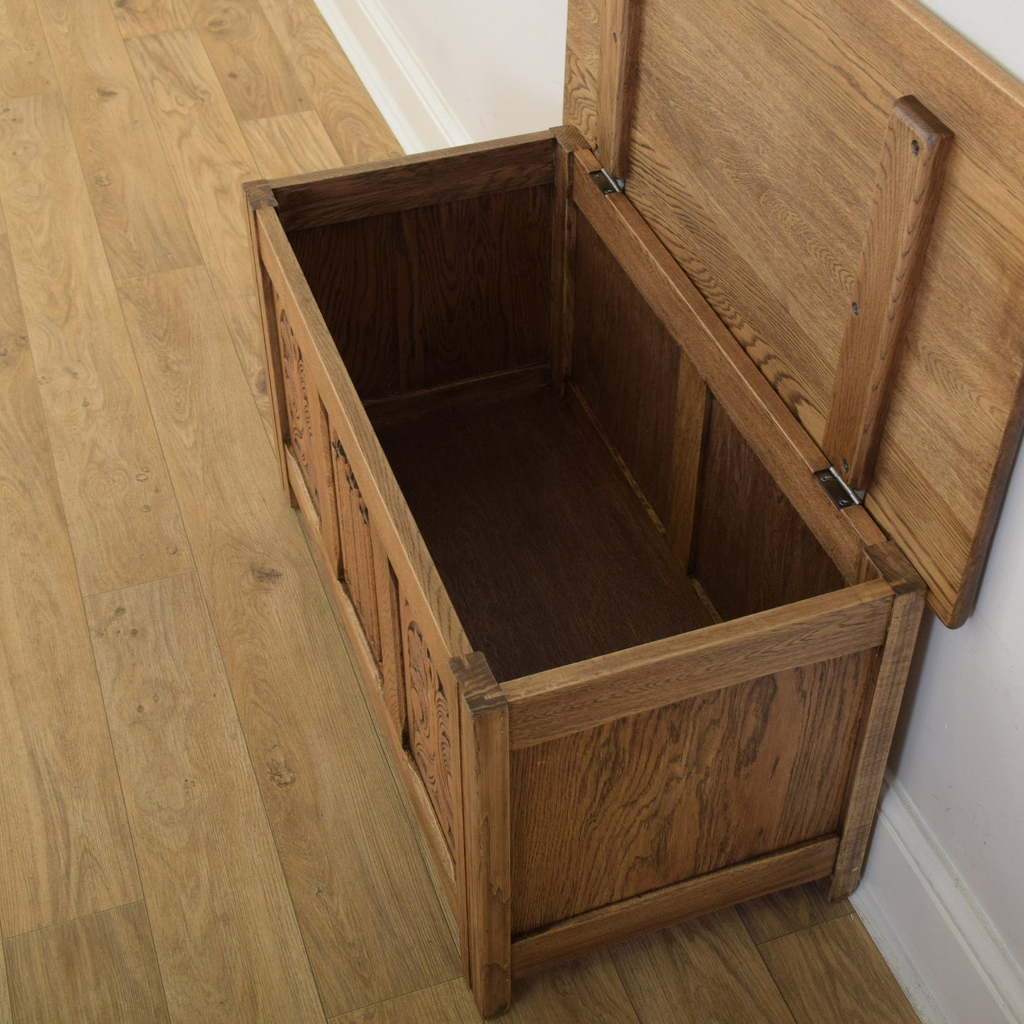 Oak Blanket Box